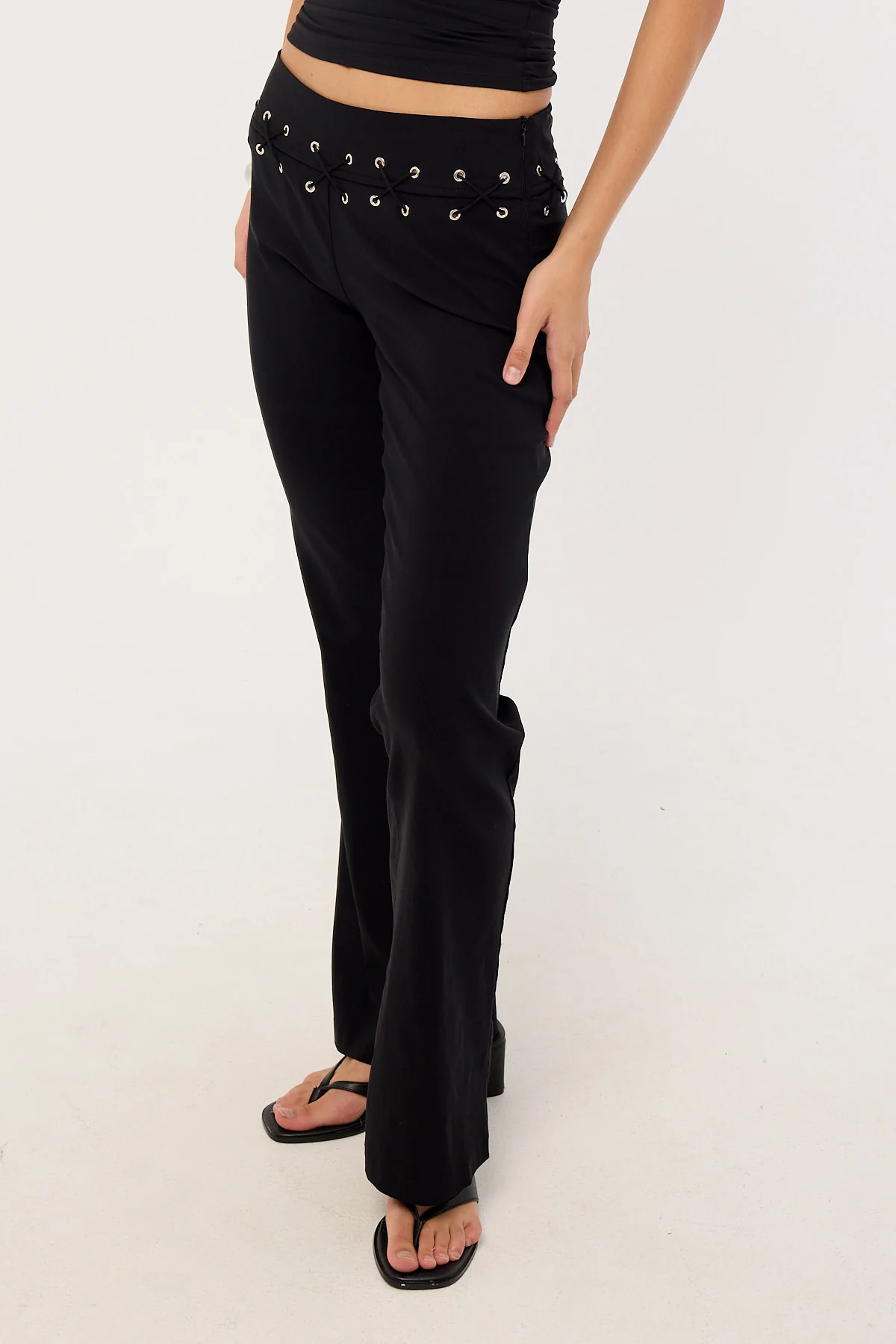 Motel Lirina Trouser Tailoring Black - Image 4