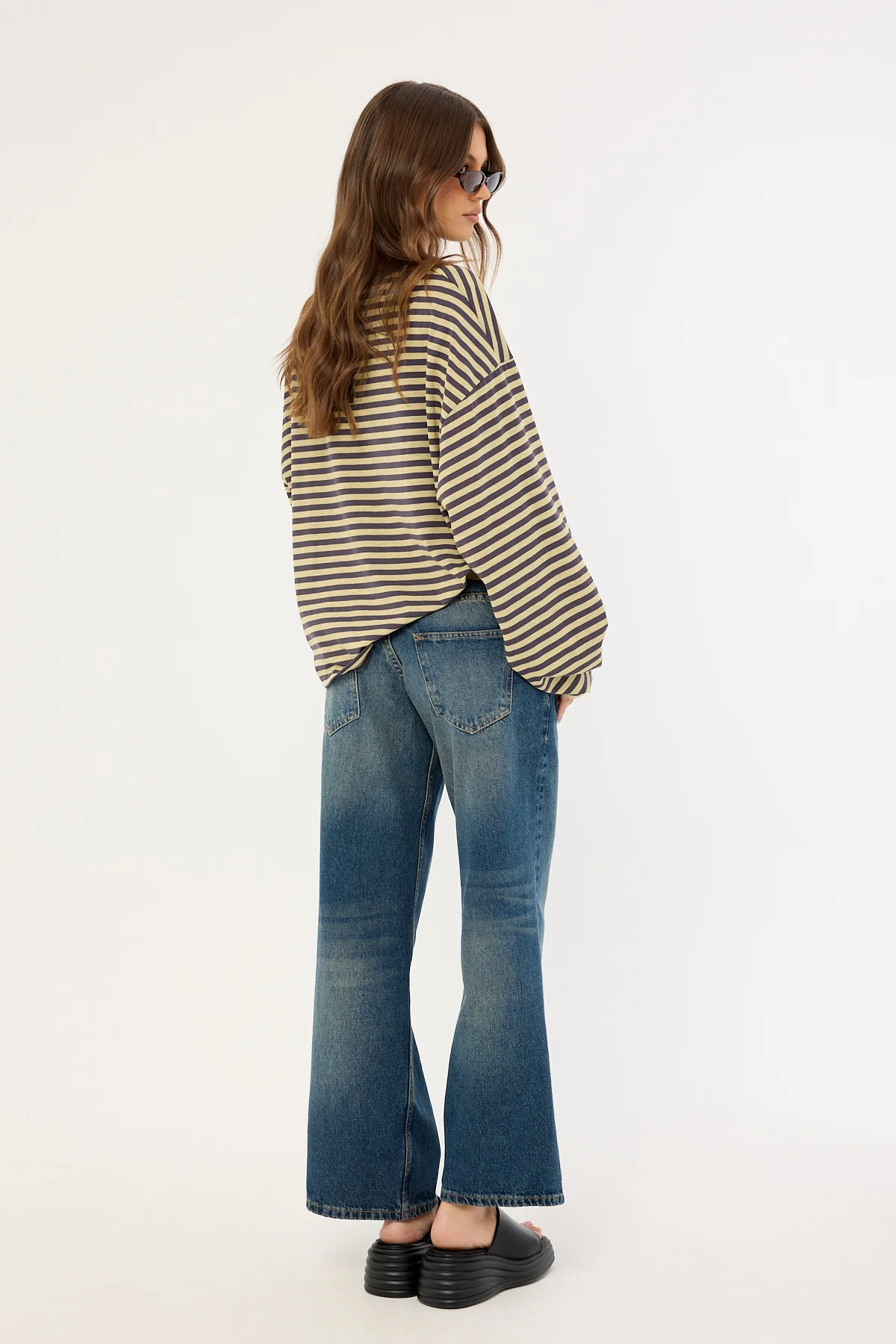 Motel Low Rise Parallel Jean Steel Blue - Image 5
