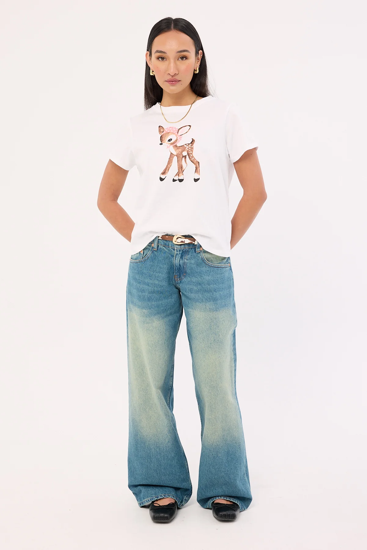 Motel Saki Tee White