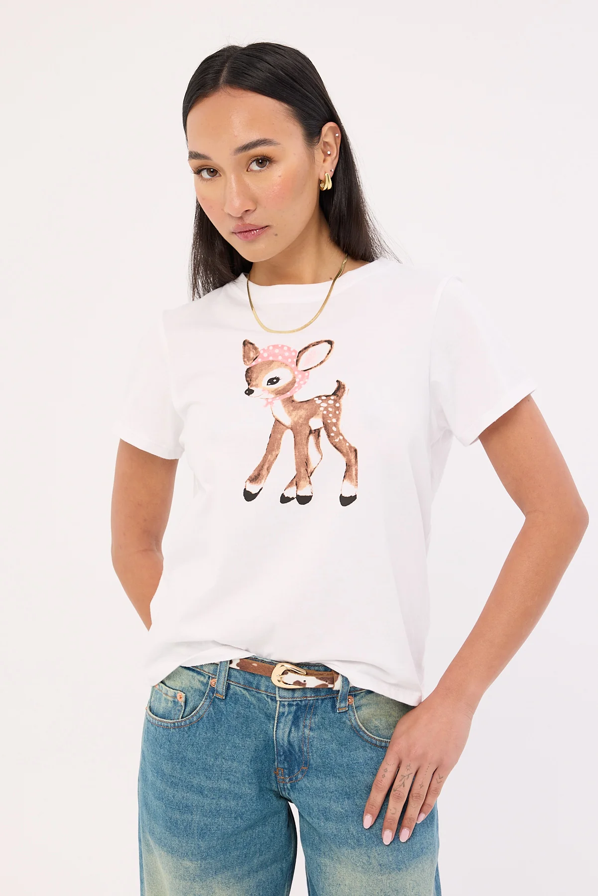 Motel Saki Tee White - Image 2