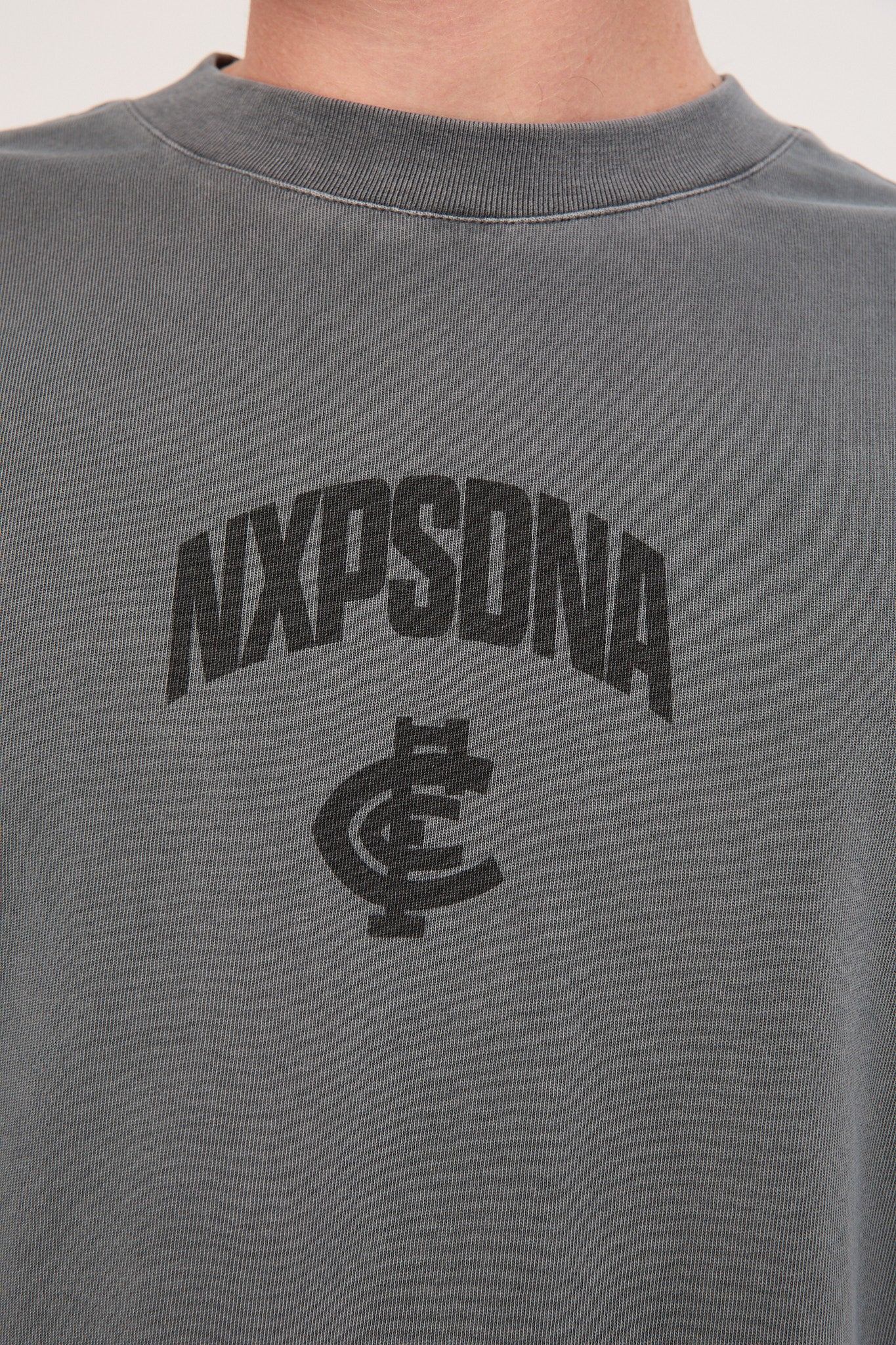 Nena & Pasadena Carlton Hunter Tee Pigment Charcoal - Image 7