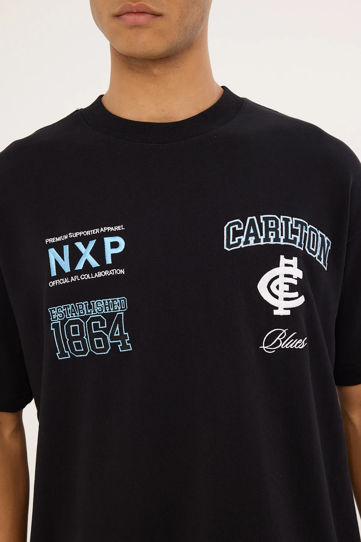 Nena & Pasadena Carlton Stadium Loopback Tee Black - Image 5