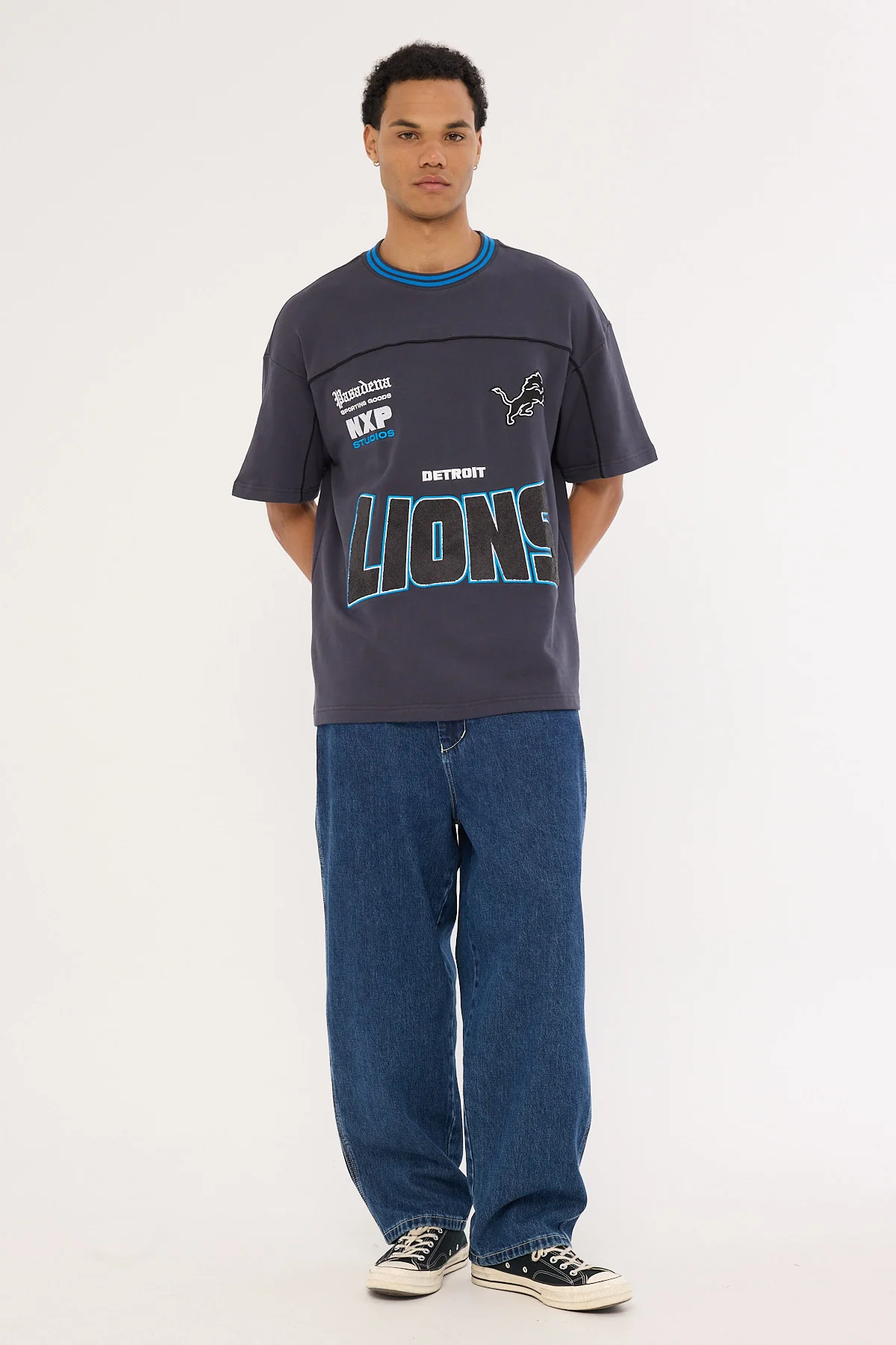 Nena & Pasadena D-Lions Zone Tee Dark Steel Gray - Image 2