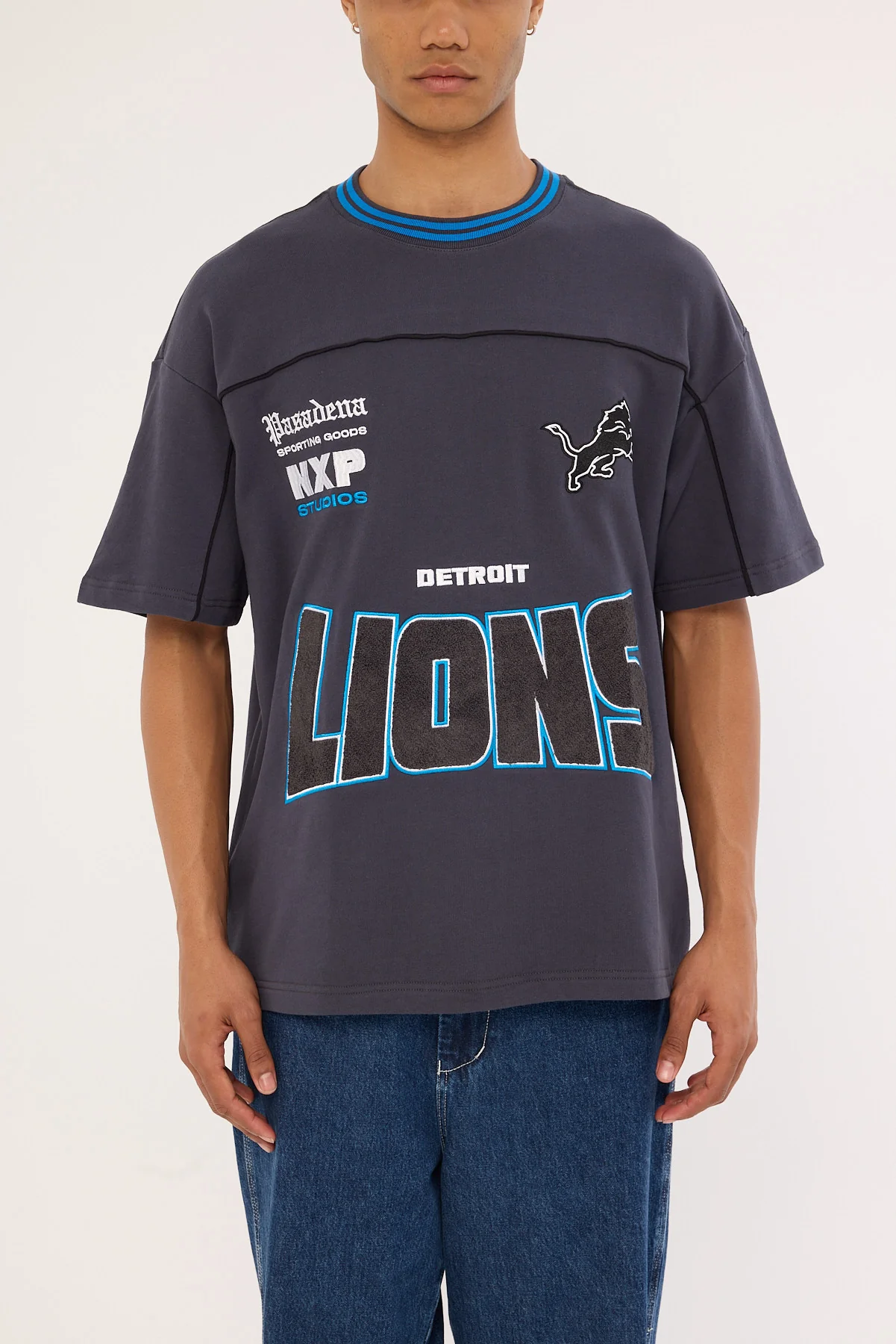 Nena & Pasadena D-Lions Zone Tee Dark Steel Gray - Image 7