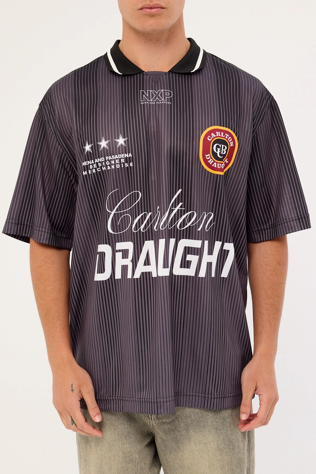 Nena & Pasadena Division Football Jersey Jet Black - Image 6