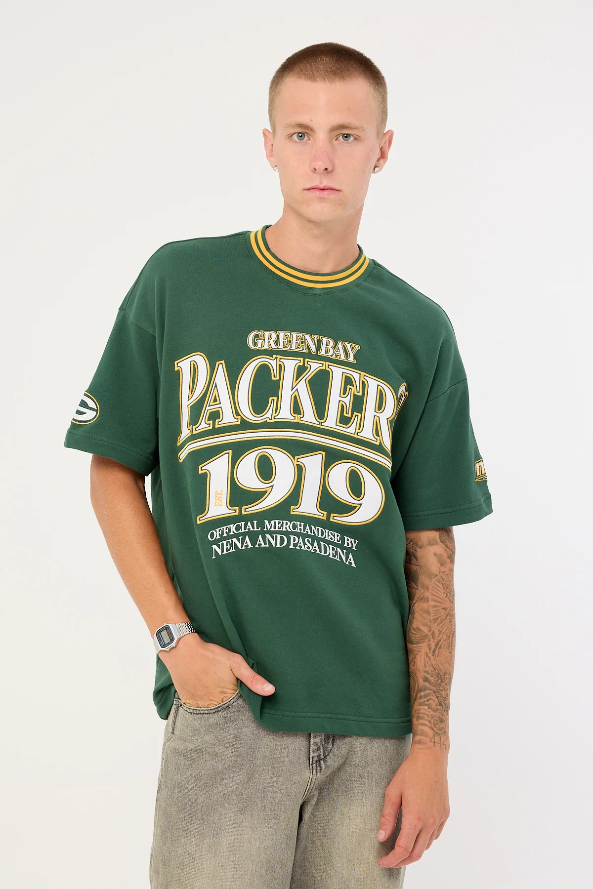 Nena & Pasadena GB-Packers Game Tee Green