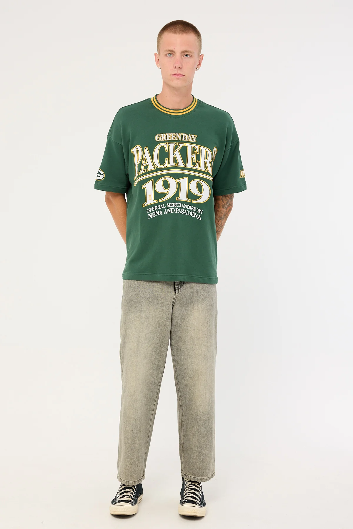 Nena & Pasadena GB-Packers Game Tee Green - Image 2