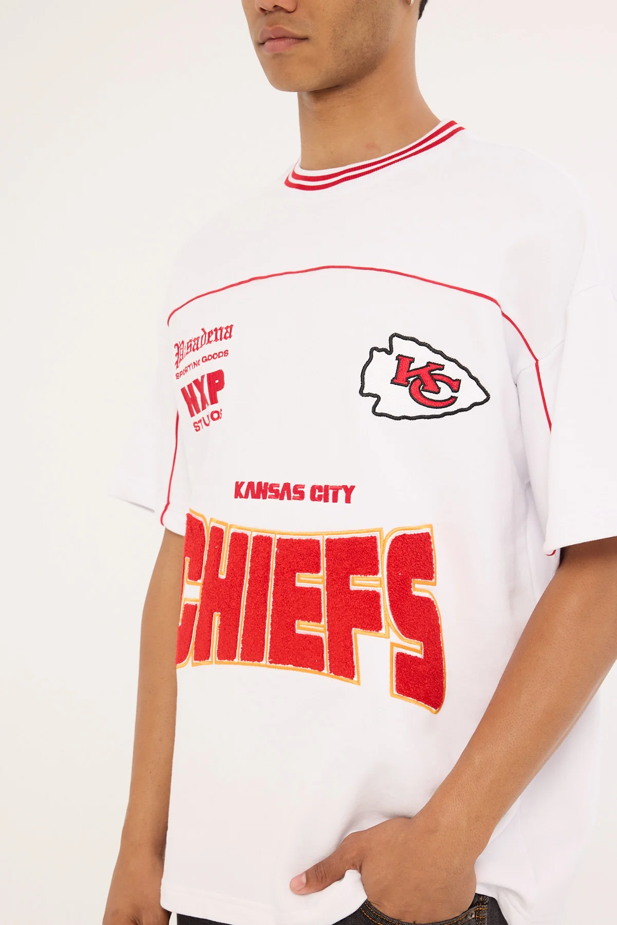 Nena & Pasadena KC-Chiefs Zone Tee White - Image 4