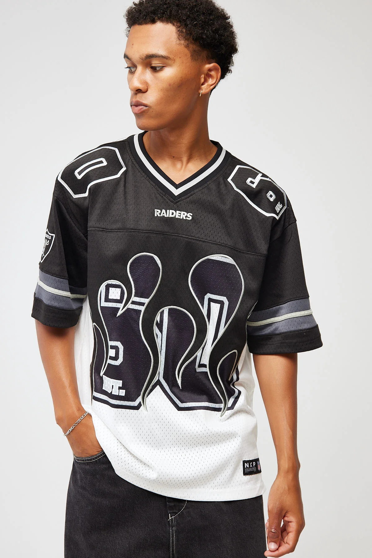 Nena & Pasadena LV-Raiders Flame Jersey Black/White