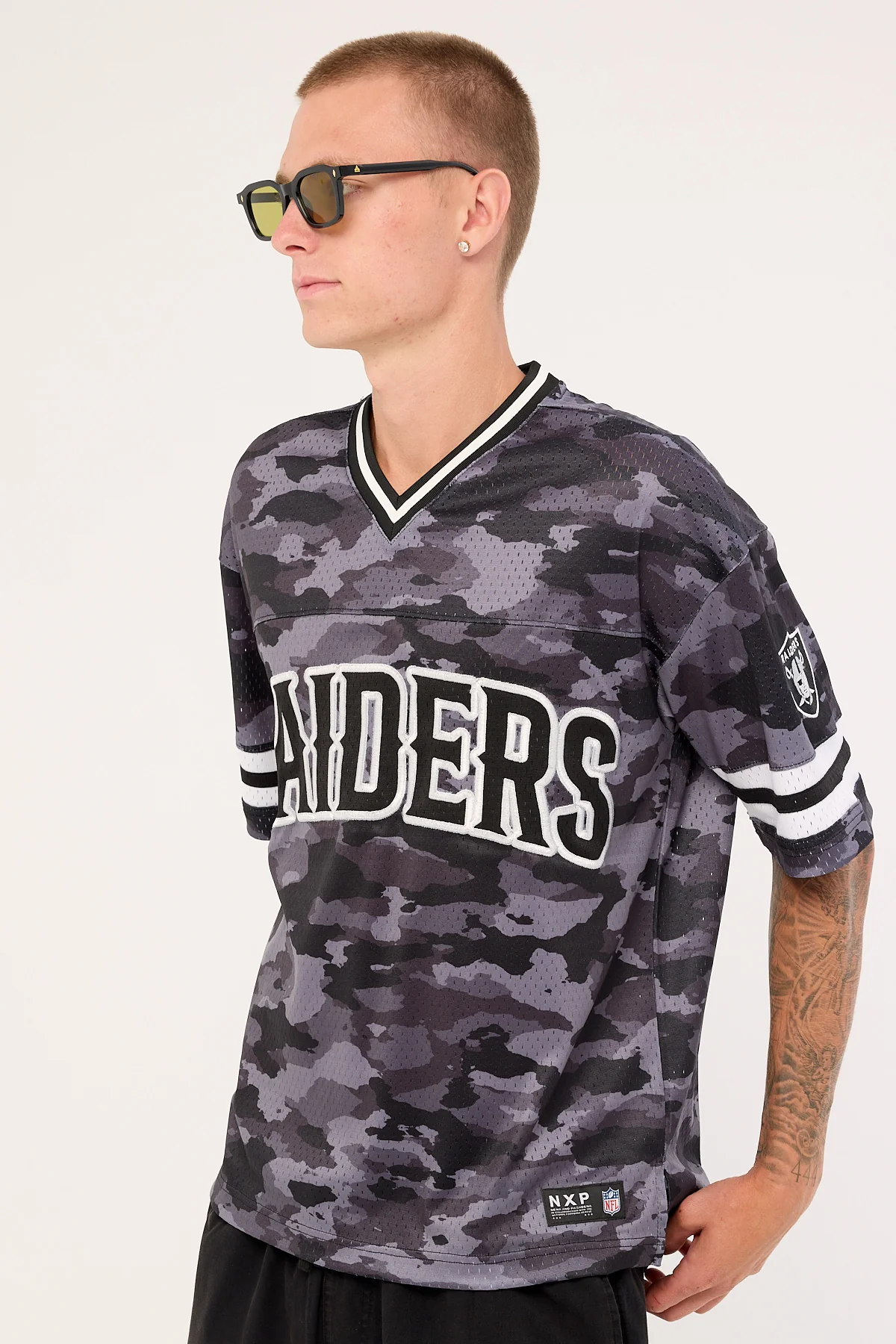 Nena & Pasadena LV-Raiders Brady Jersey Black Camo - Image 4