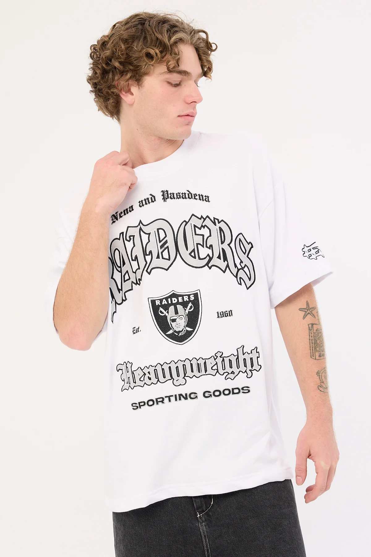 Nena & Pasadena LV-Raiders Coach Tee White - Image 3