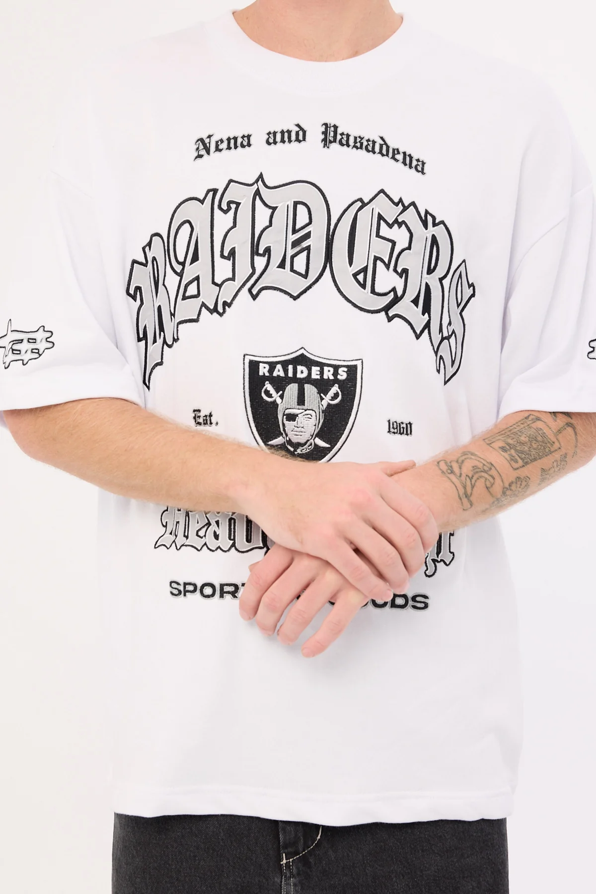 Nena & Pasadena LV-Raiders Coach Tee White - Image 4