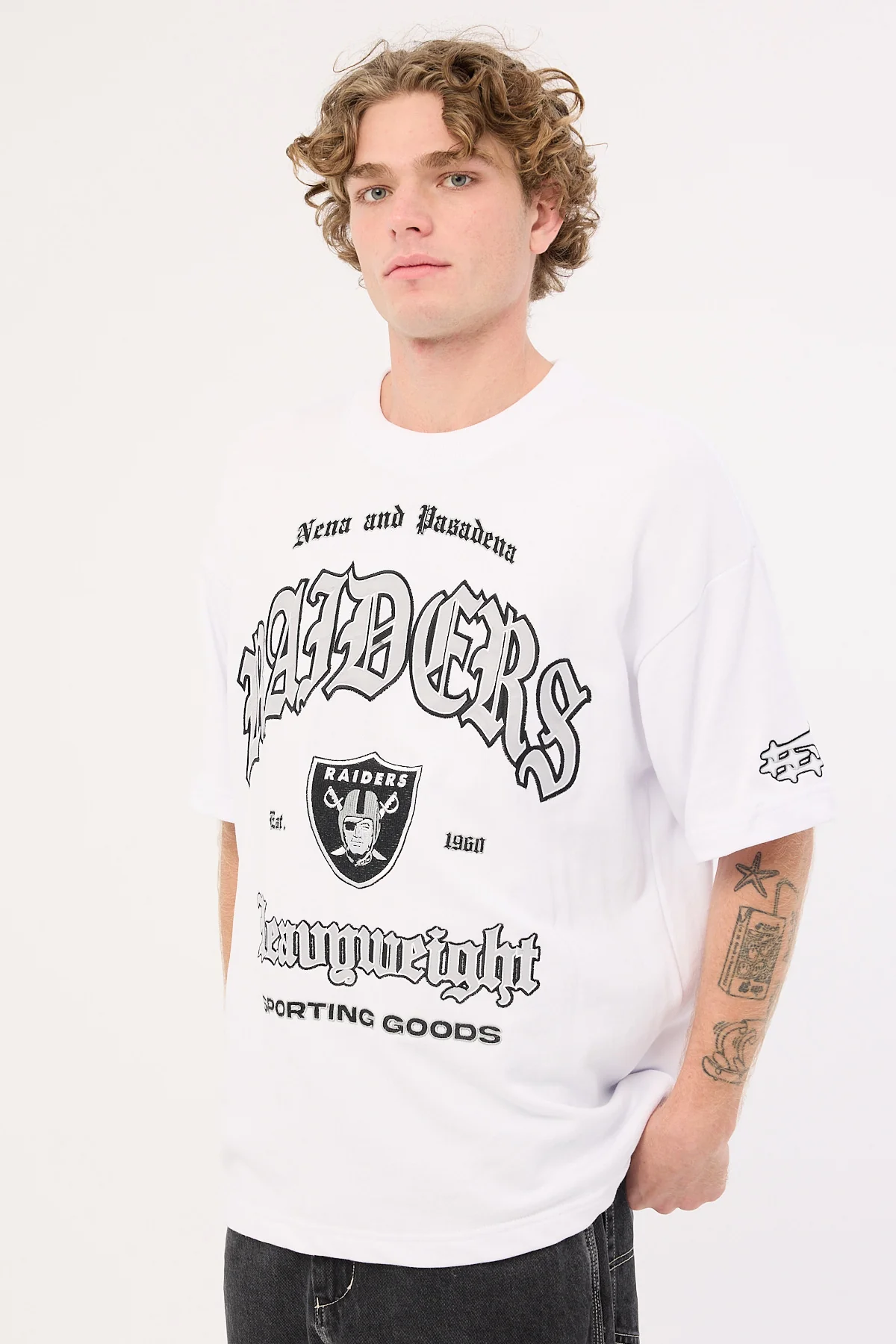 Nena & Pasadena LV-Raiders Coach Tee White - Image 5