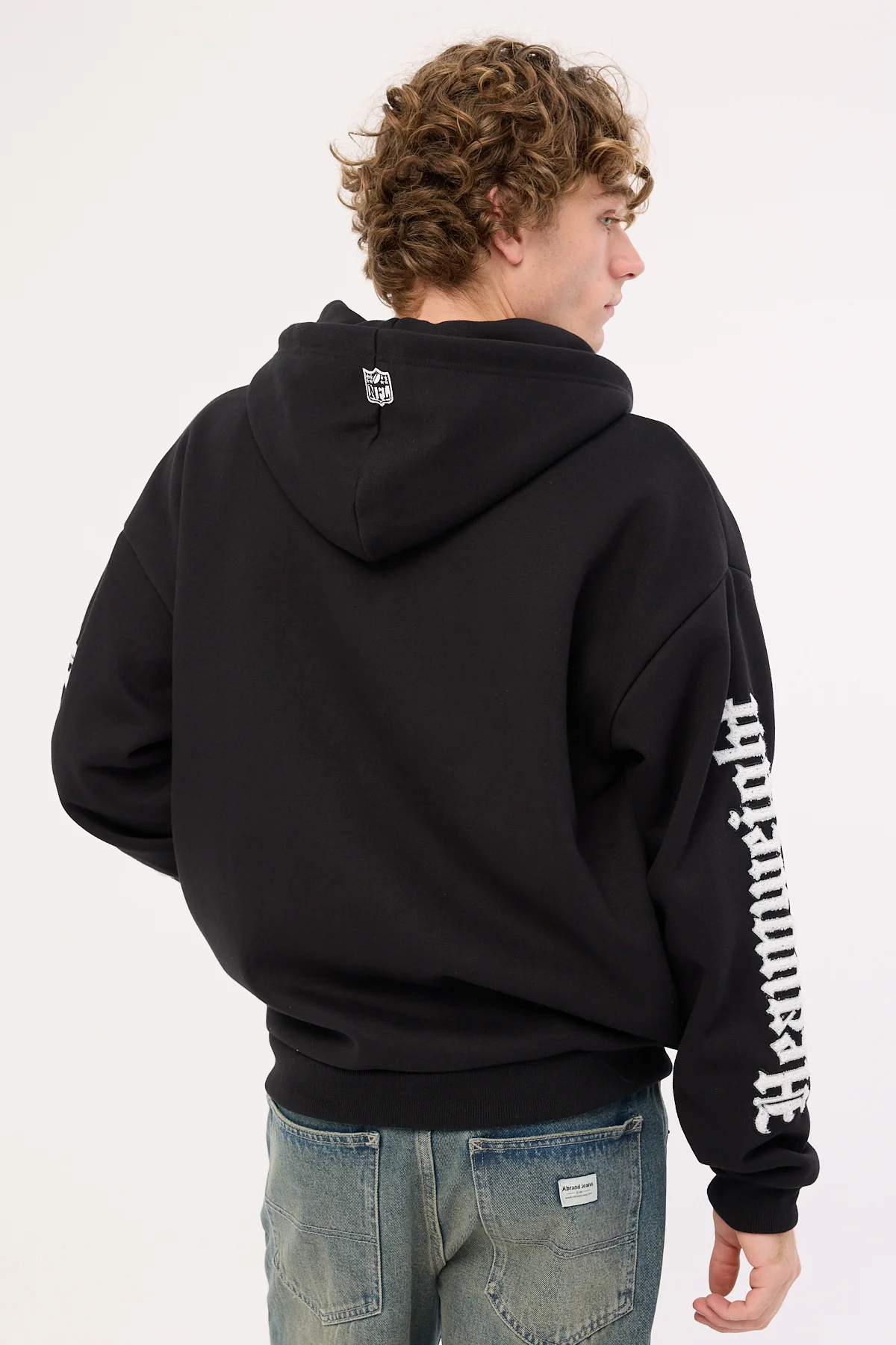 Nena & Pasadena LV-Raiders Coach Zip Hoodie Jet Black - Image 5