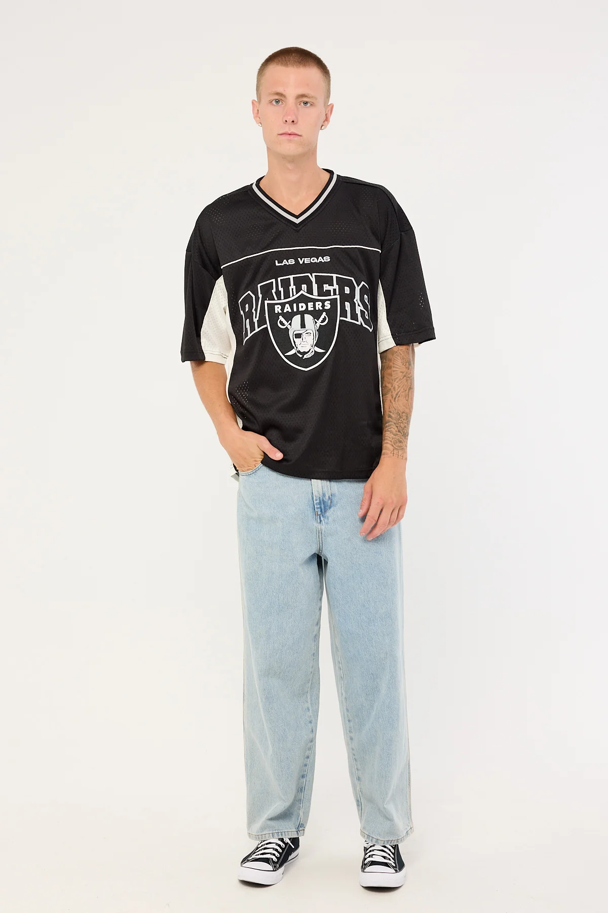 Nena & Pasadena LV-Raiders Field Jersey Jet Black - Image 2