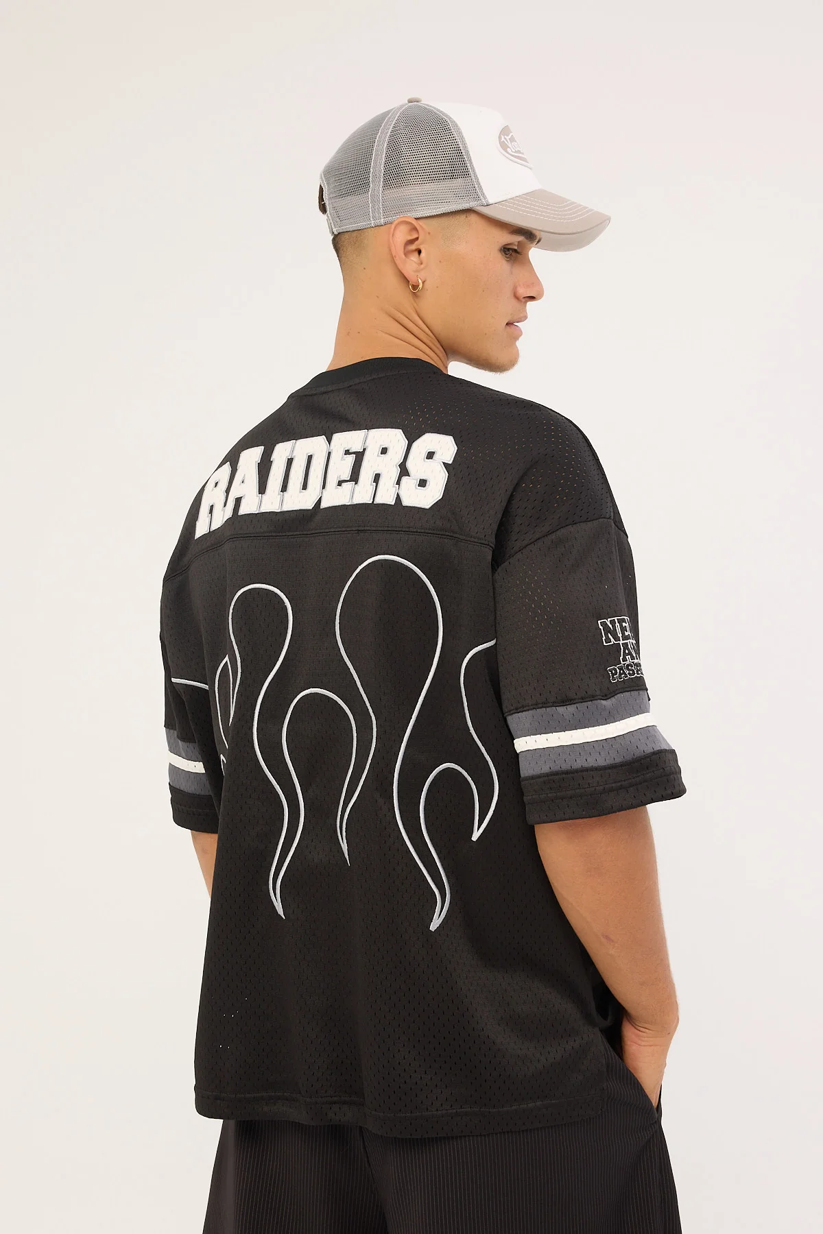 Nena & Pasadena LV-Raiders Flame Tee Black - Image 2