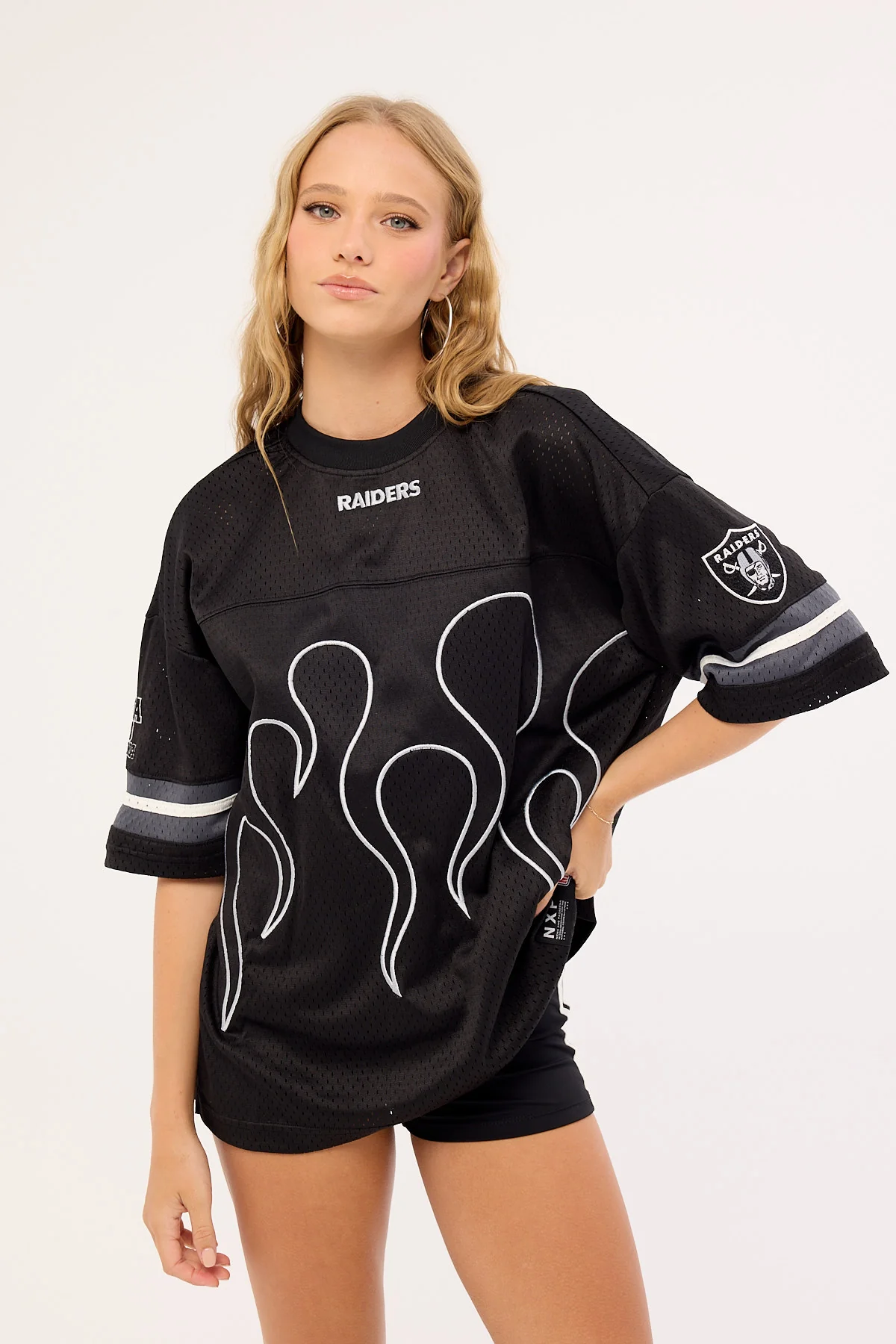 Nena & Pasadena LV-Raiders Flame Tee Black - Image 7