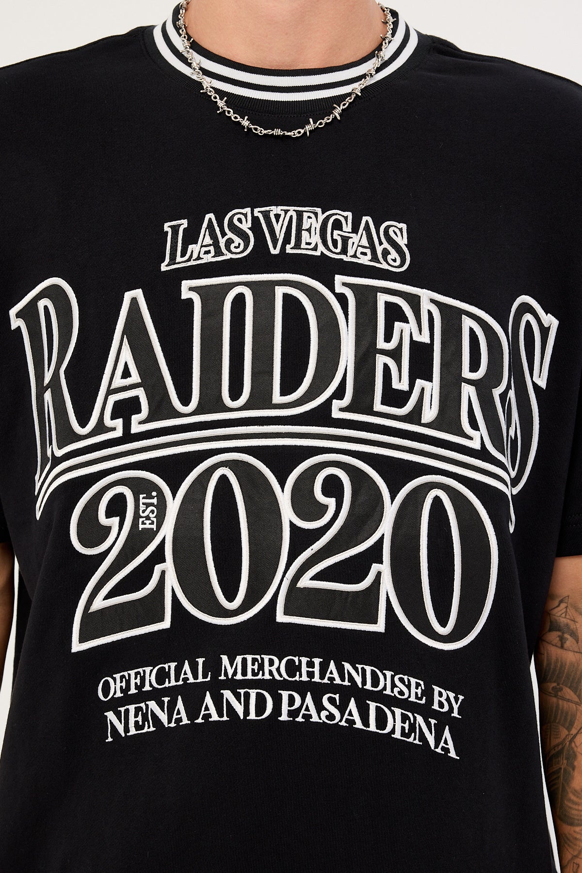 Nena & Pasadena LV-Raiders Game Tee Jet Black - Image 3