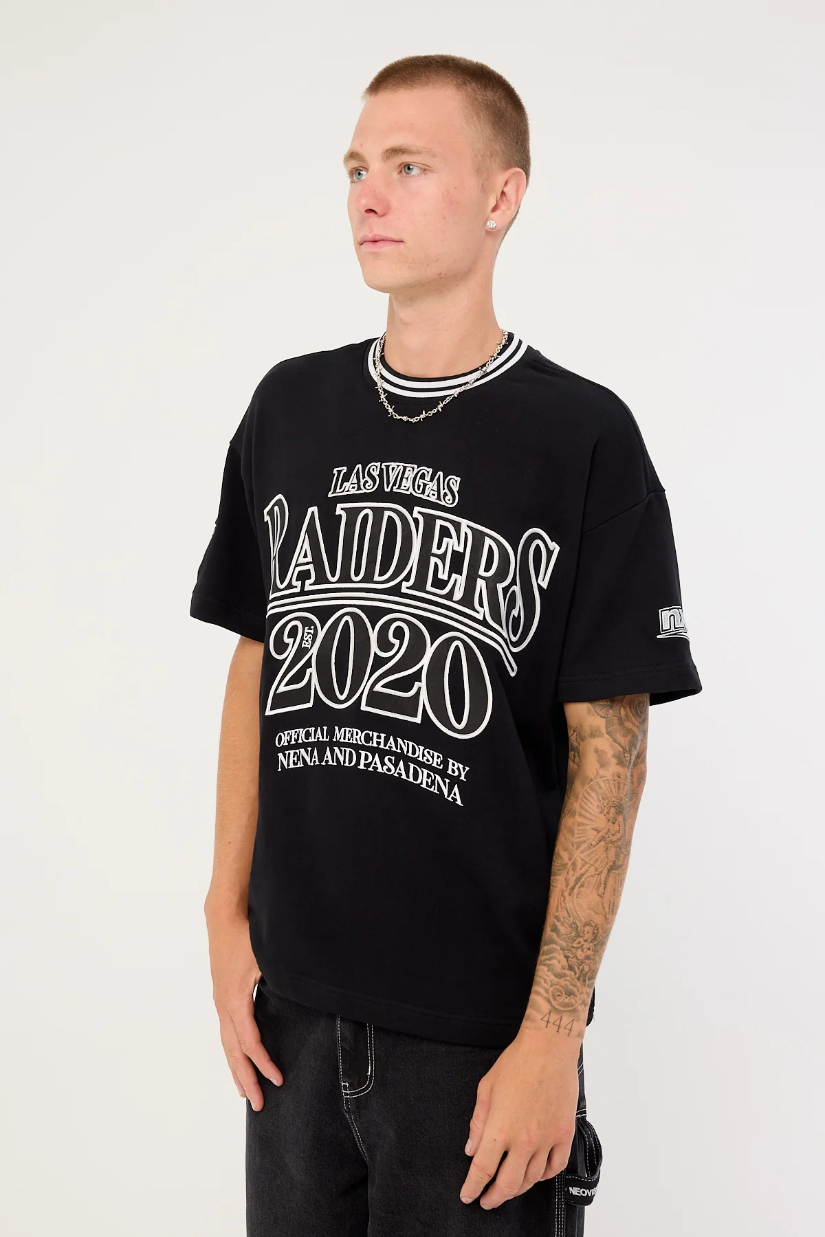 Nena & Pasadena LV-Raiders Game Tee Jet Black - Image 4