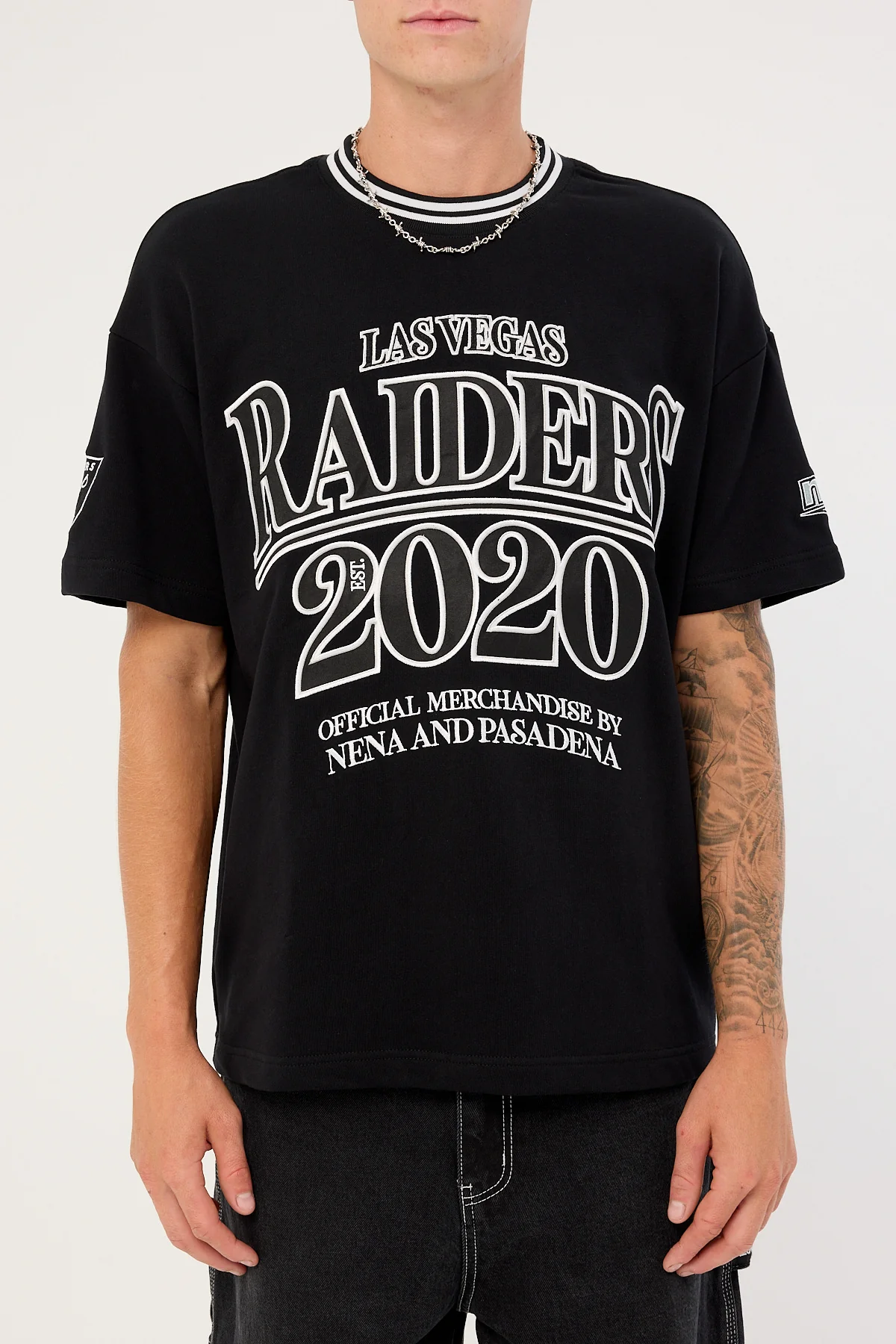 Nena & Pasadena LV-Raiders Game Tee Jet Black - Image 6