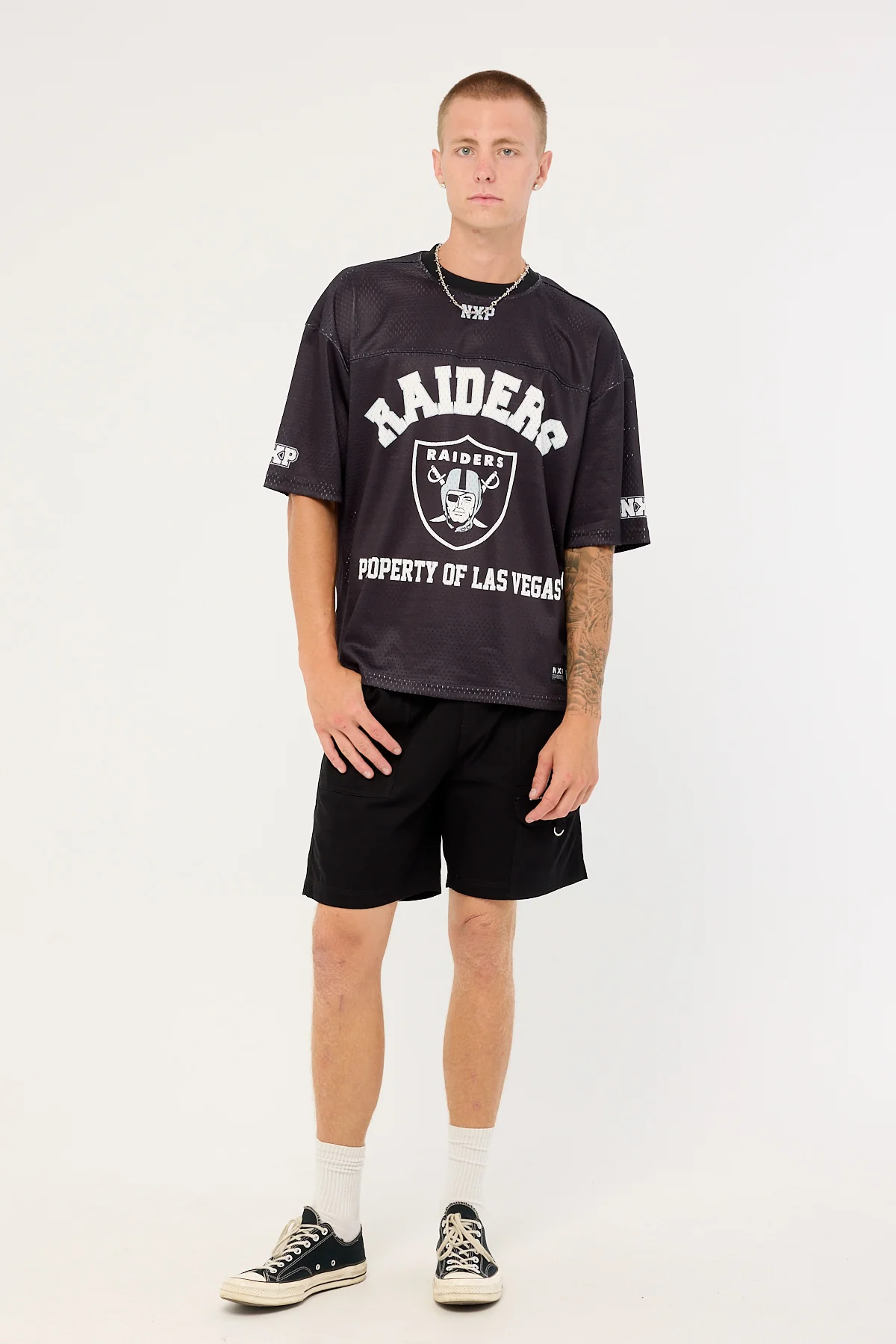 Nena & Pasadena LV-Raiders Property Tee Jet Black - Image 3