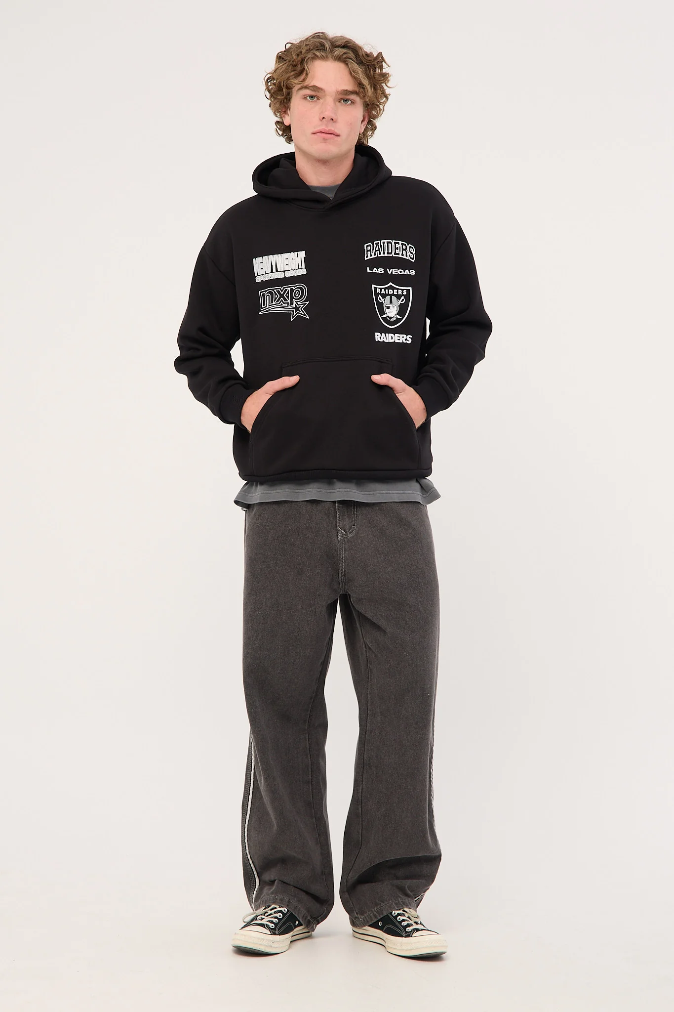 Nena & Pasadena LV-Raiders Surround Hoodie Jet Black - Image 3