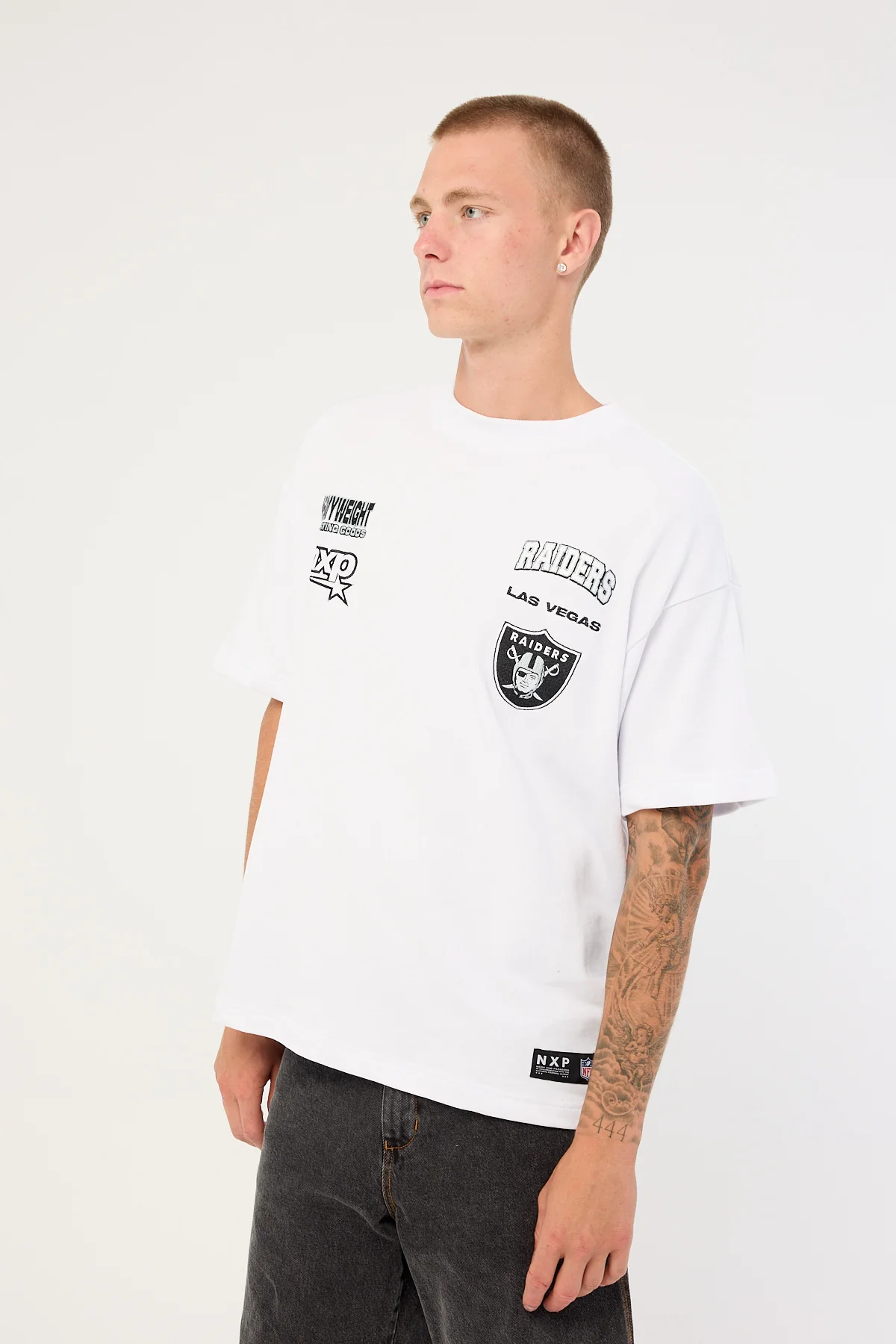 Nena & Pasadena LV-Raiders Surround Tee White - Image 5