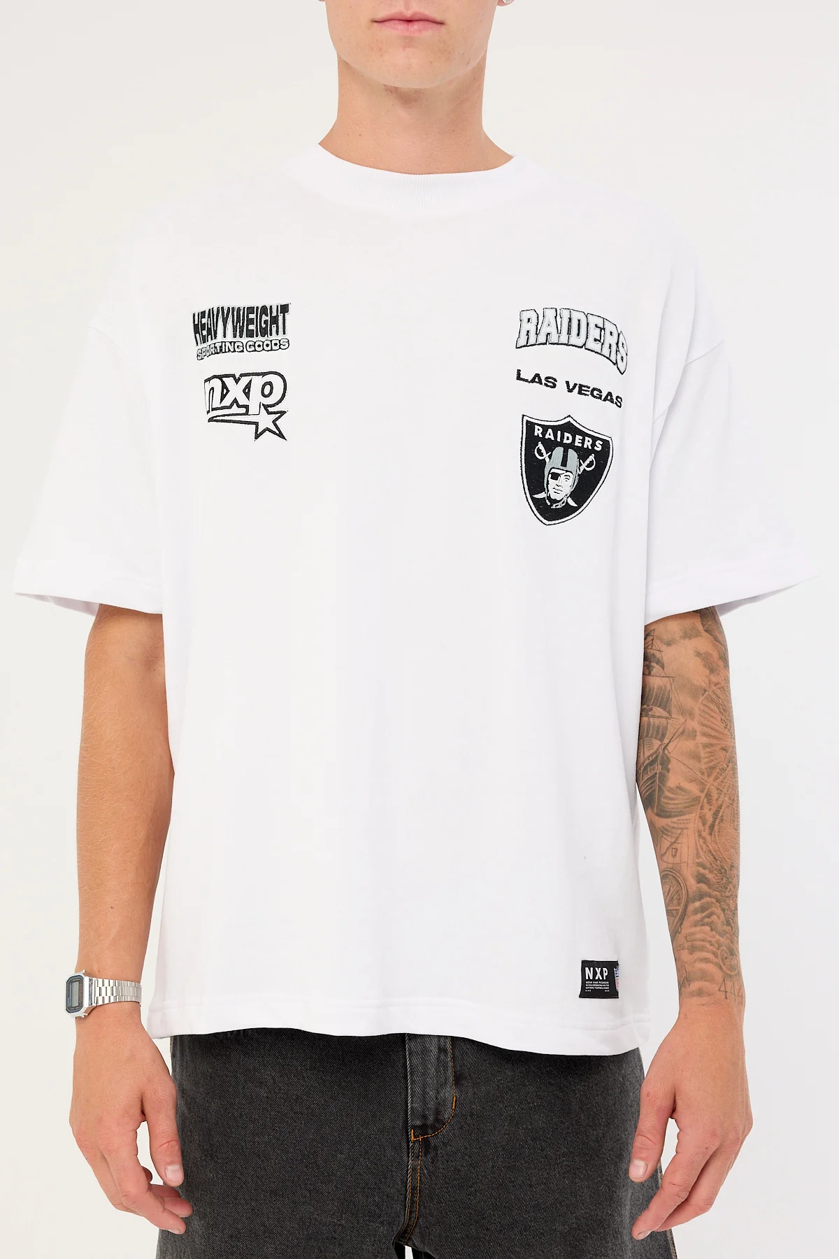 Nena & Pasadena LV-Raiders Surround Tee White - Image 8