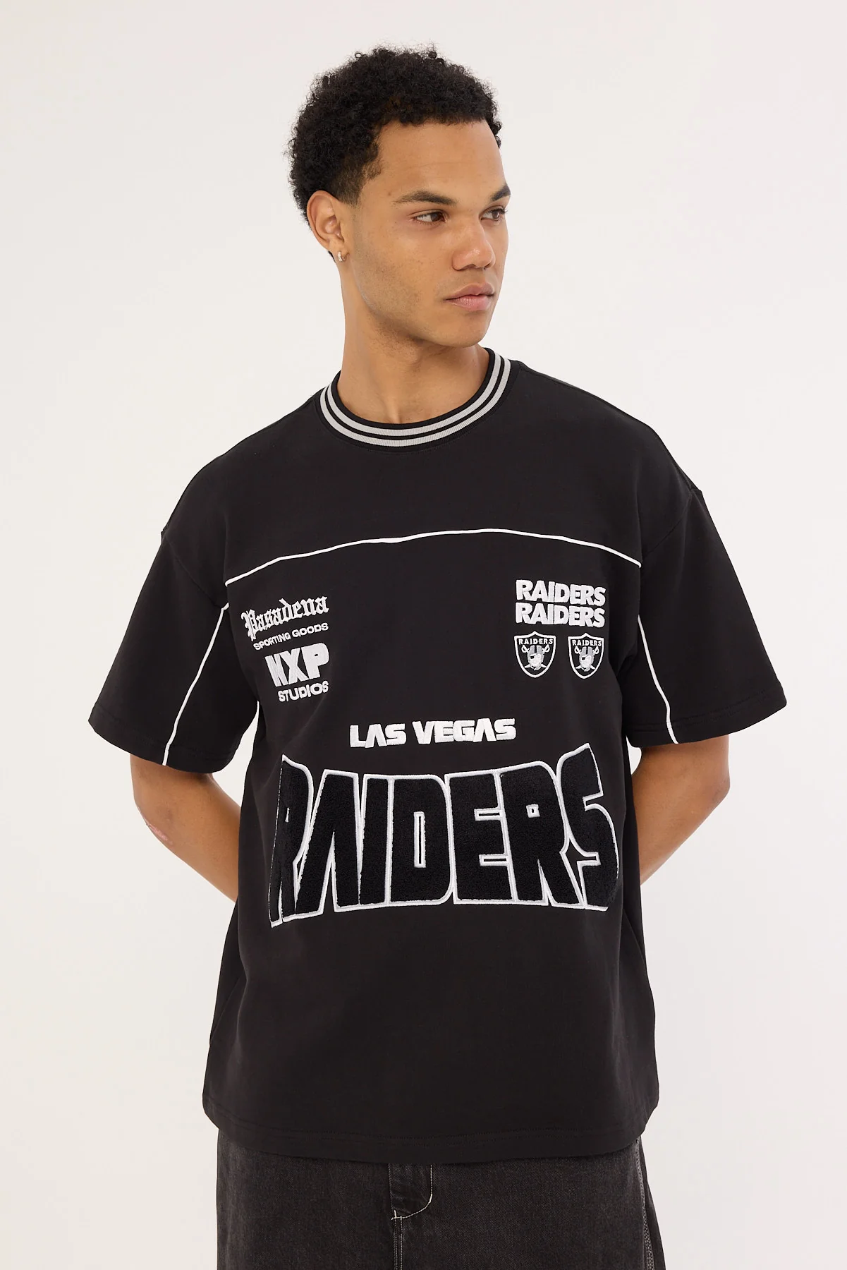 Nena & Pasadena LV-Raiders Zone Tee Jet Black - Image 3