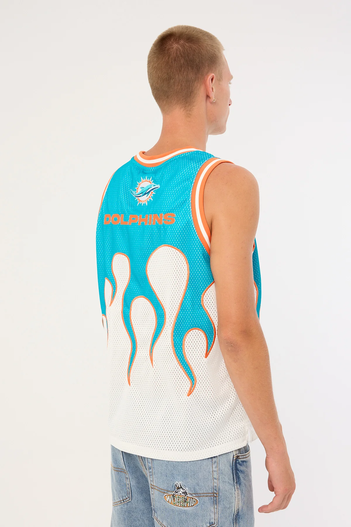 Nena & Pasadena M-Dolphins Basketball Jersey Aqua - Image 6