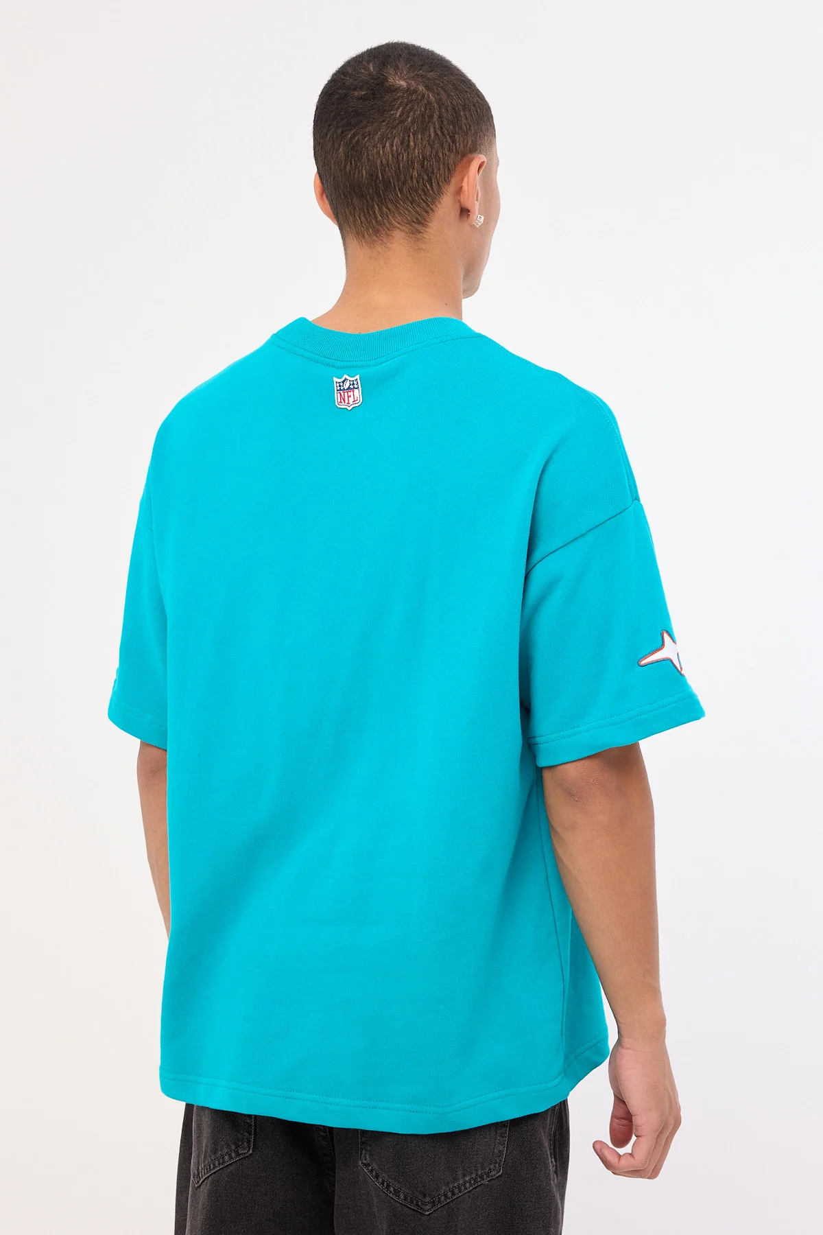 Nena & Pasadena M-Dolphins Coach Tee Aqua - Image 4