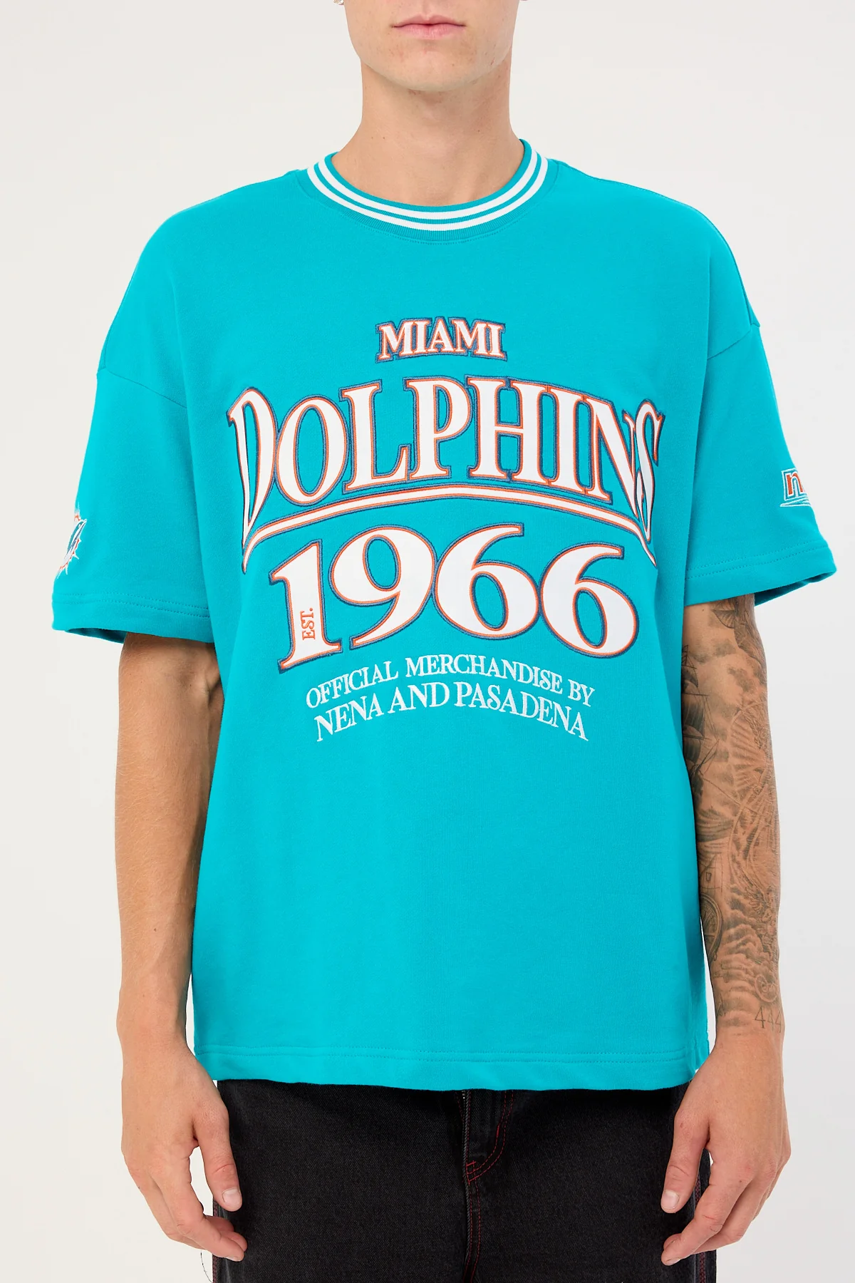 Nena & Pasadena M-Dolphins Game Tee Aqua - Image 6