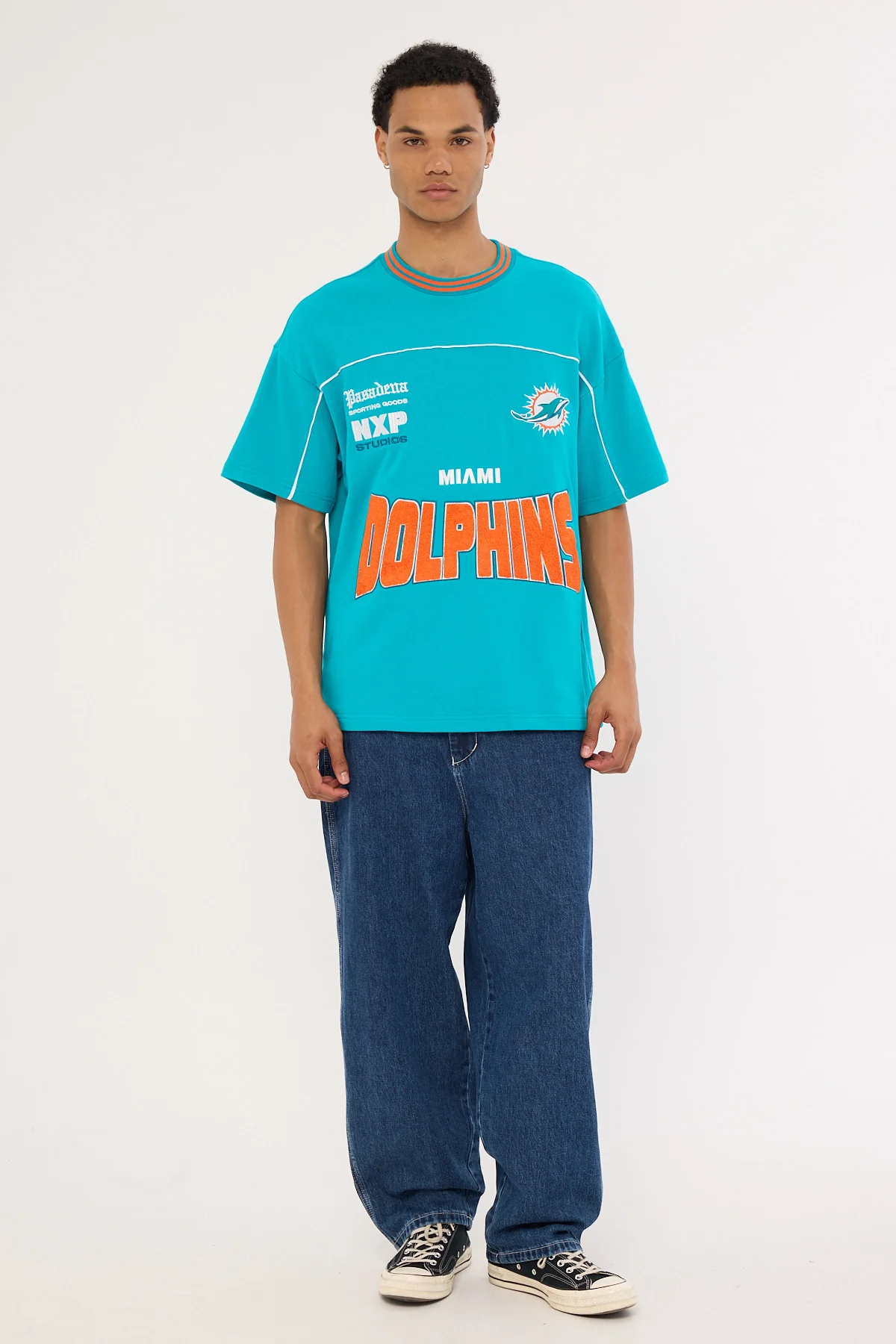 Nena & Pasadena M-Dolphins Zone Tee Aqua - Image 2