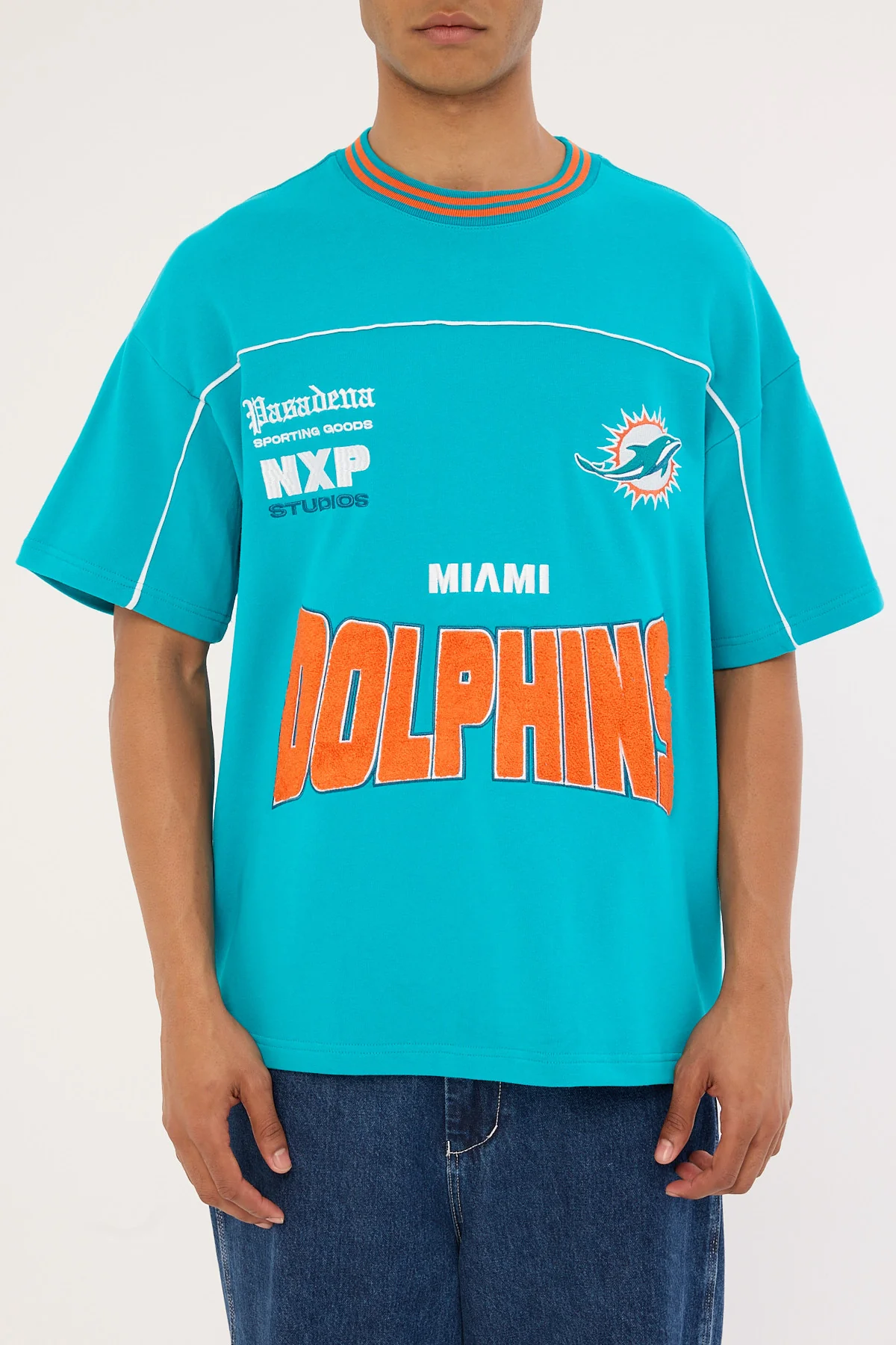 Nena & Pasadena M-Dolphins Zone Tee Aqua - Image 7