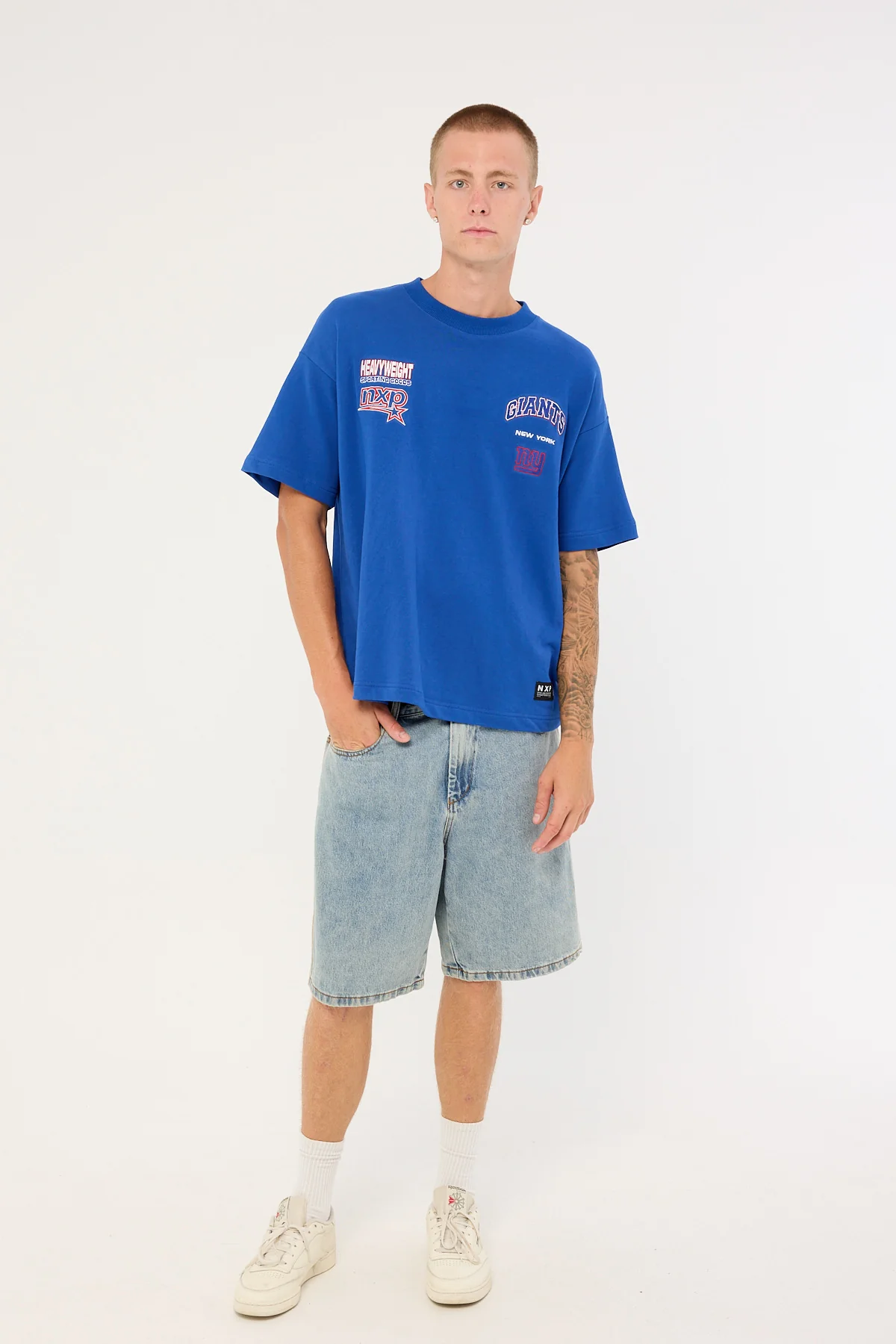 Nena & Pasadena NY-Giants Surround Tee Blue - Image 3