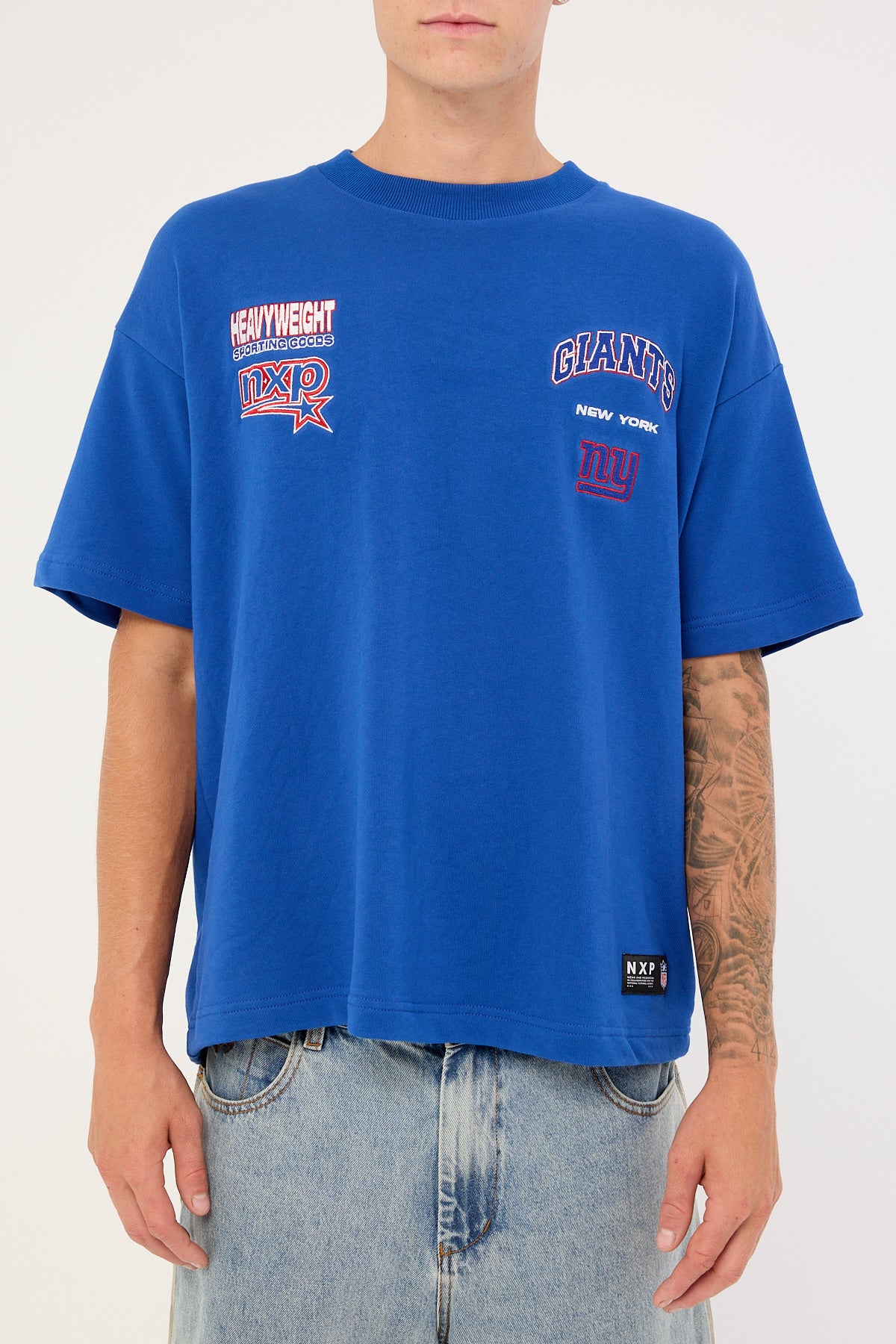 Nena & Pasadena NY-Giants Surround Tee Blue - Image 8