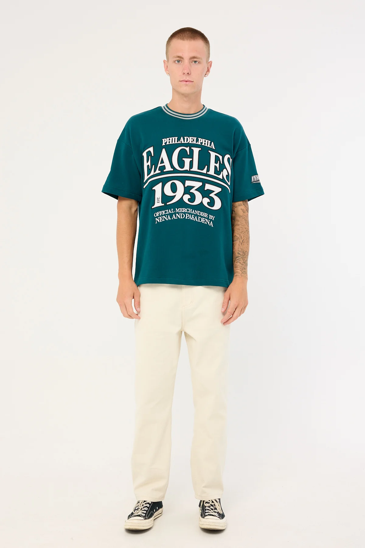 Nena & Pasadena P-Eagles Game Tee Midnight Green - Image 2