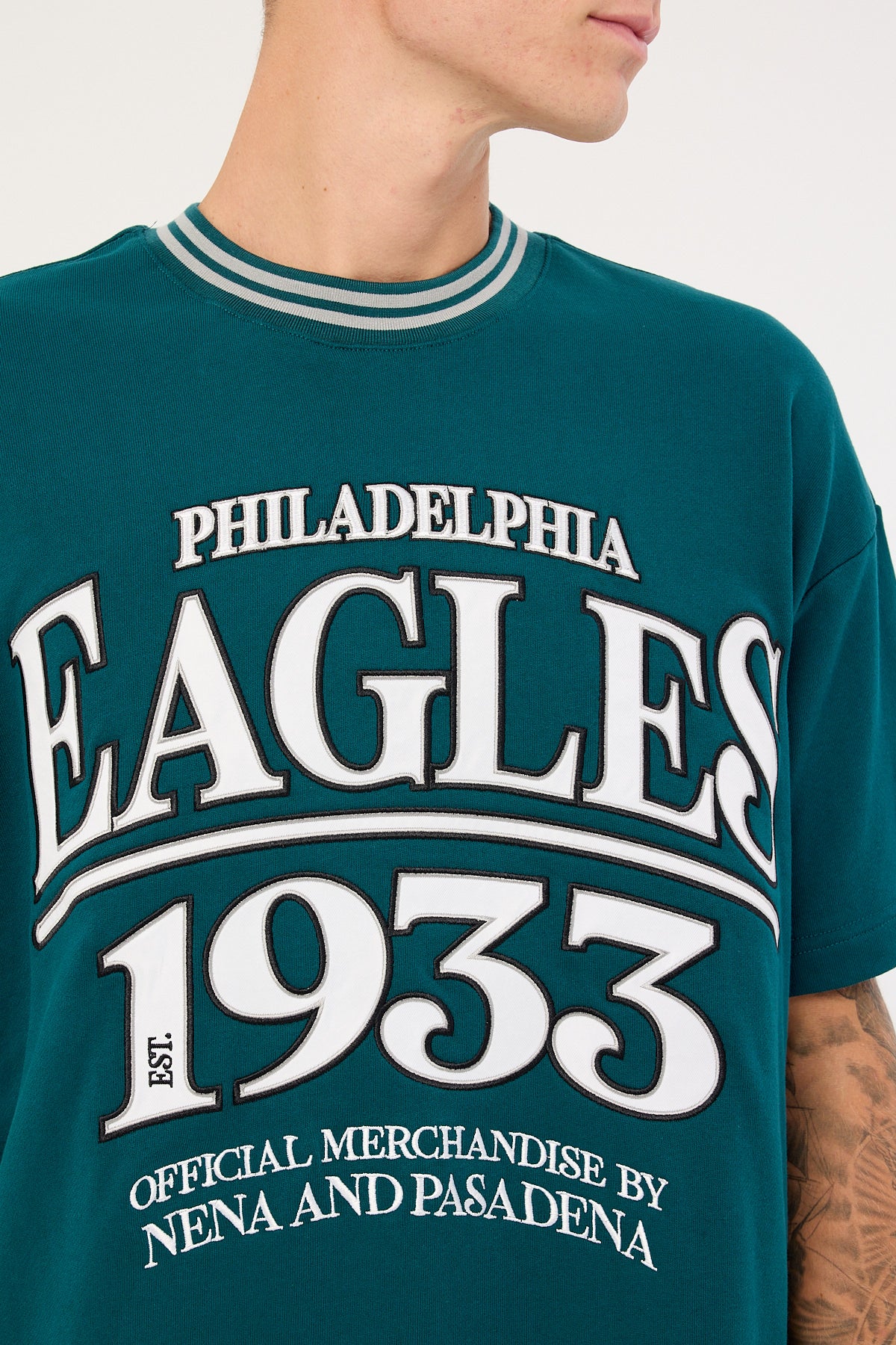 Nena & Pasadena P-Eagles Game Tee Midnight Green - Image 3