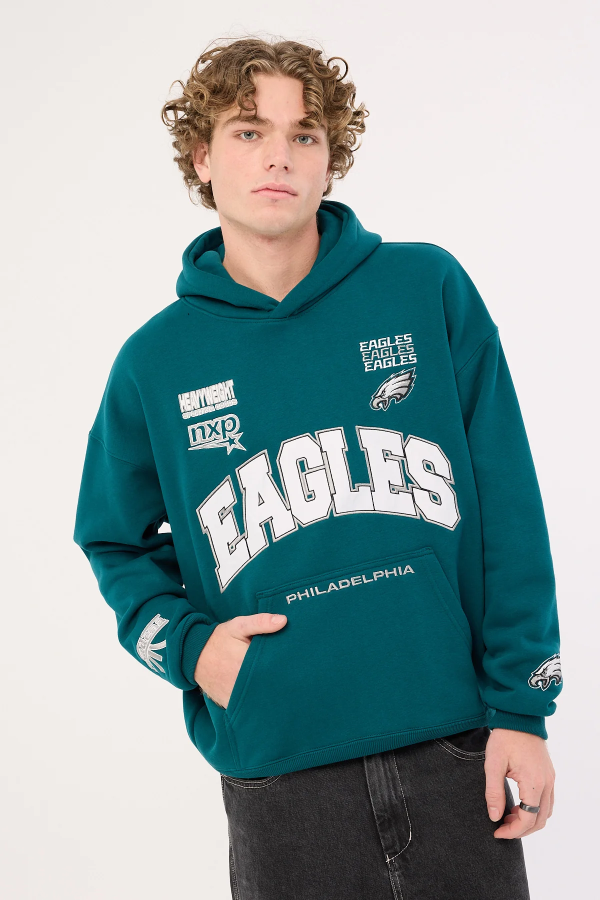 Nena & Pasadena P-Eagles Stadium Hoodie Midnight Green
