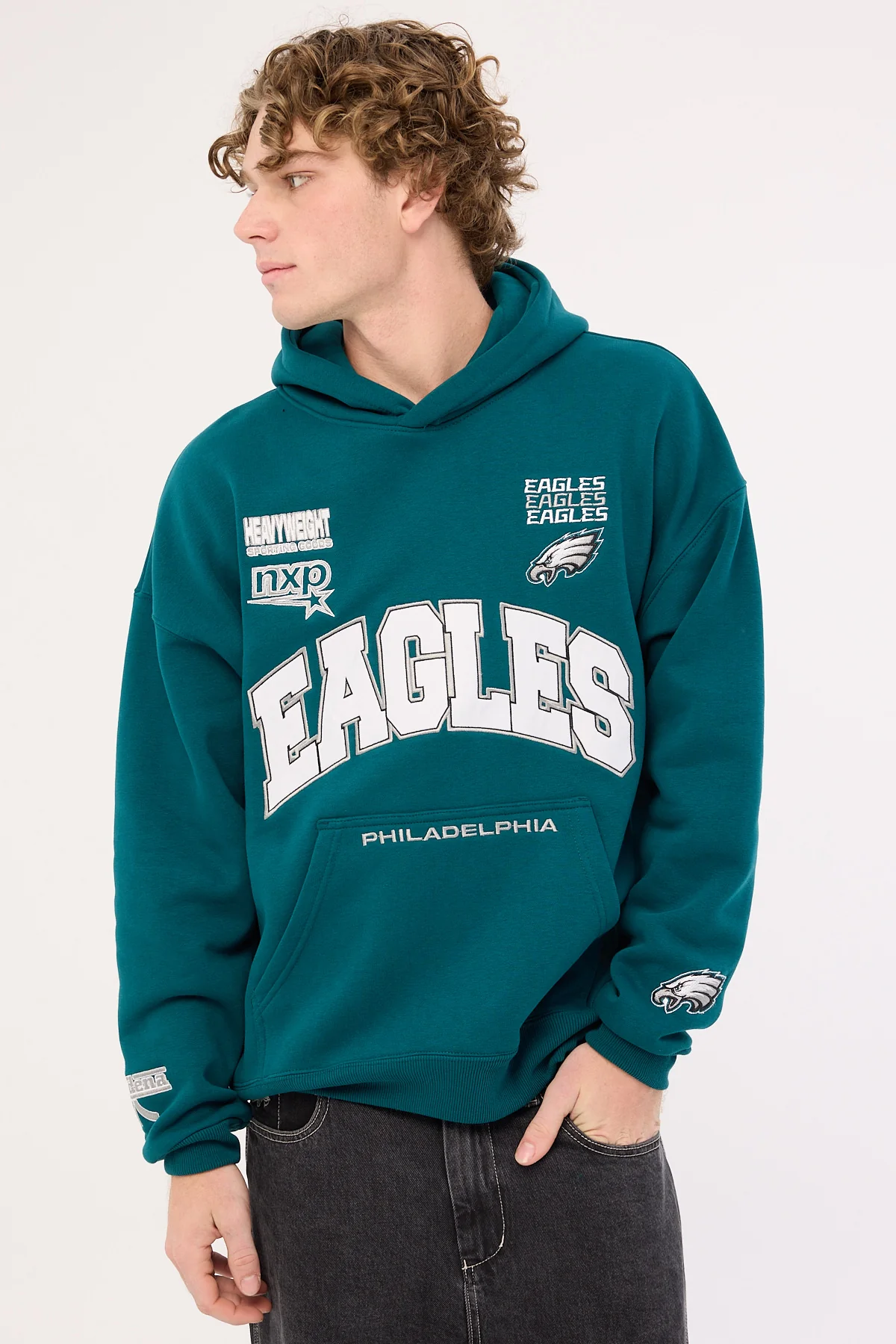 Nena & Pasadena P-Eagles Stadium Hoodie Midnight Green - Image 3