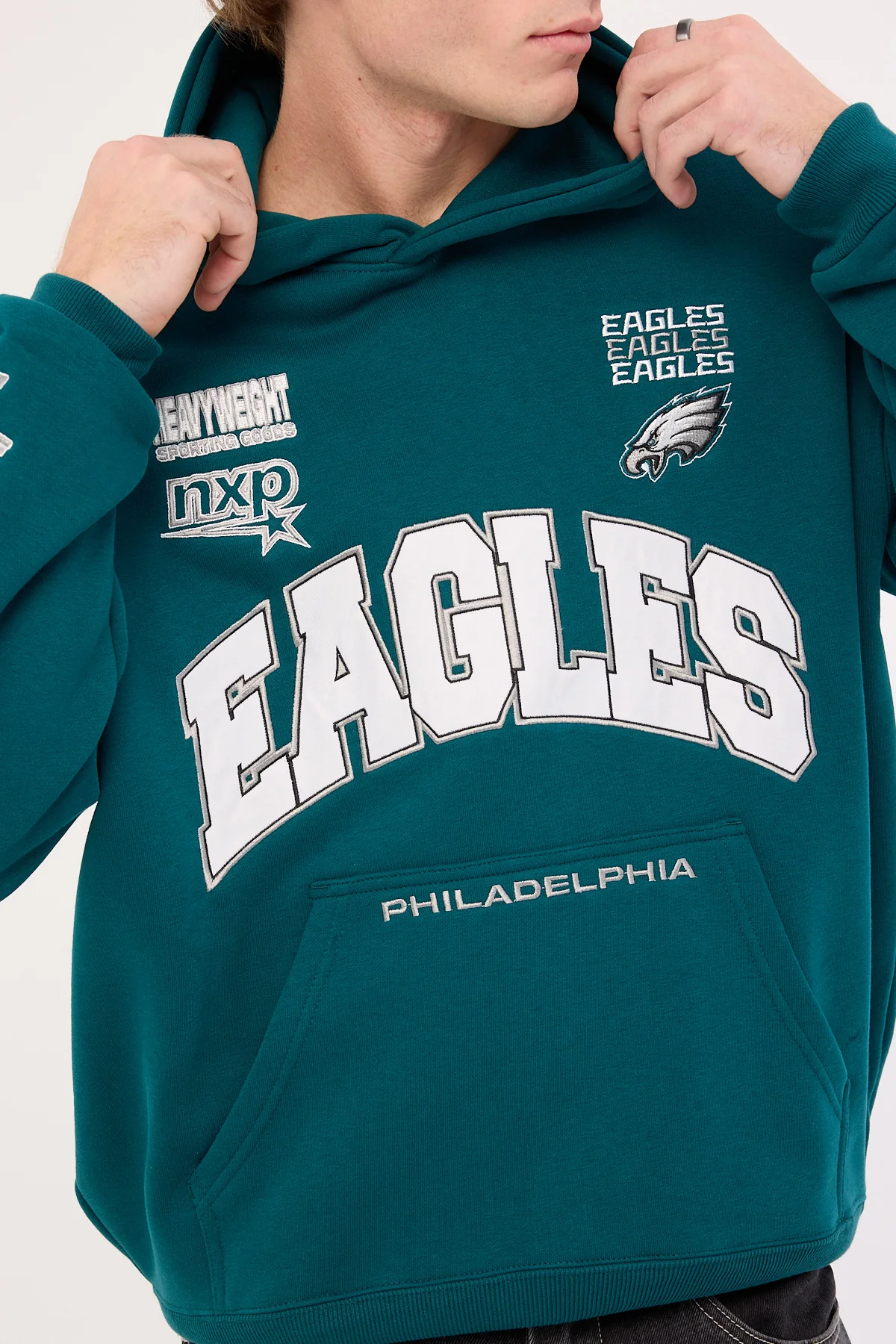 Nena & Pasadena P-Eagles Stadium Hoodie Midnight Green - Image 4