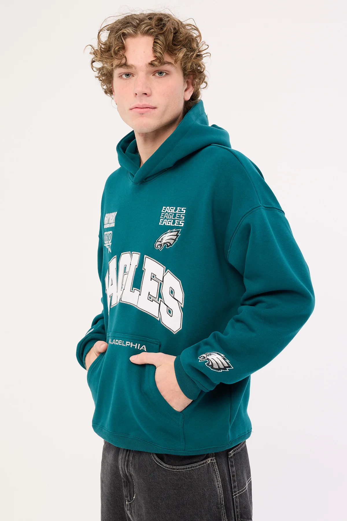 Nena & Pasadena P-Eagles Stadium Hoodie Midnight Green - Image 5