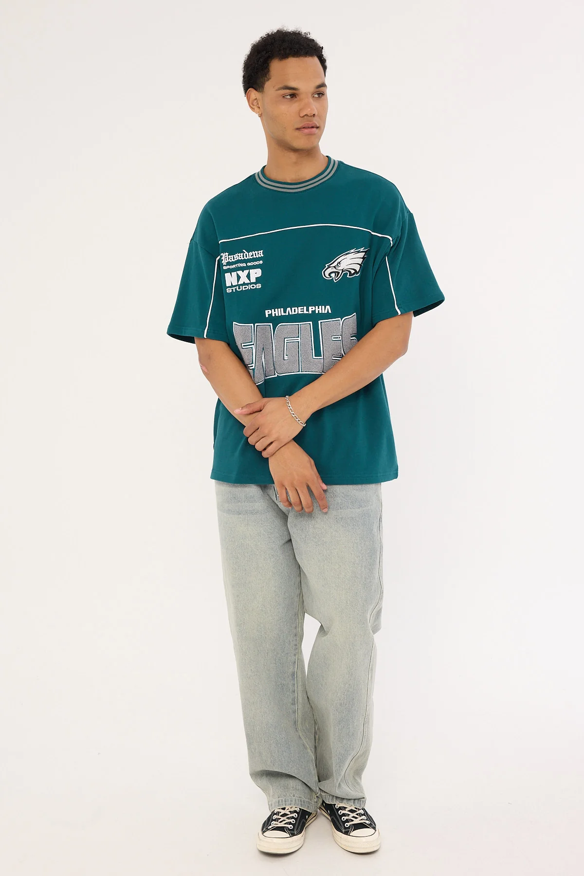 Nena & Pasadena P-Eagles Zone Tee Midnight Green - Image 2