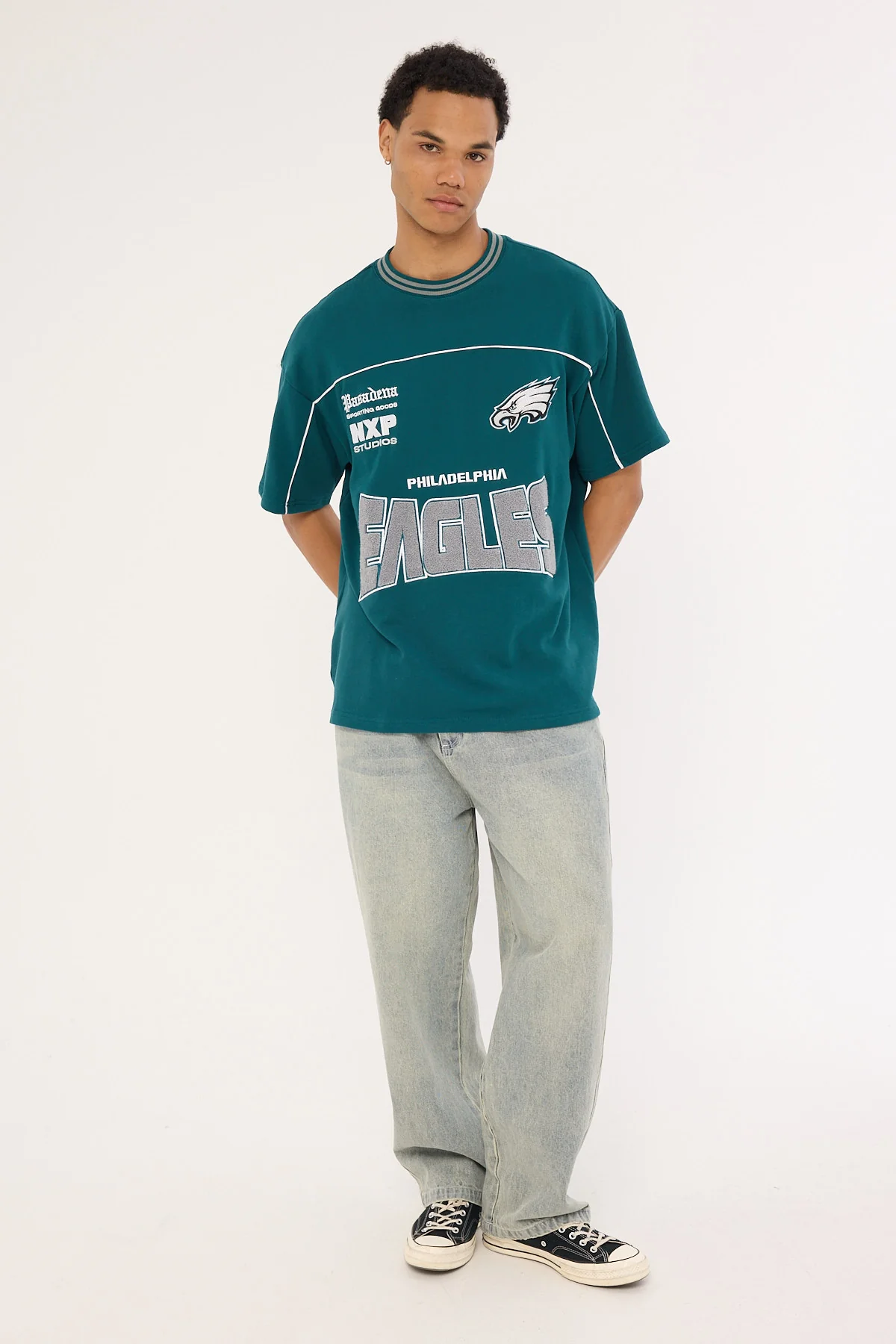 Nena & Pasadena P-Eagles Zone Tee Midnight Green - Image 3