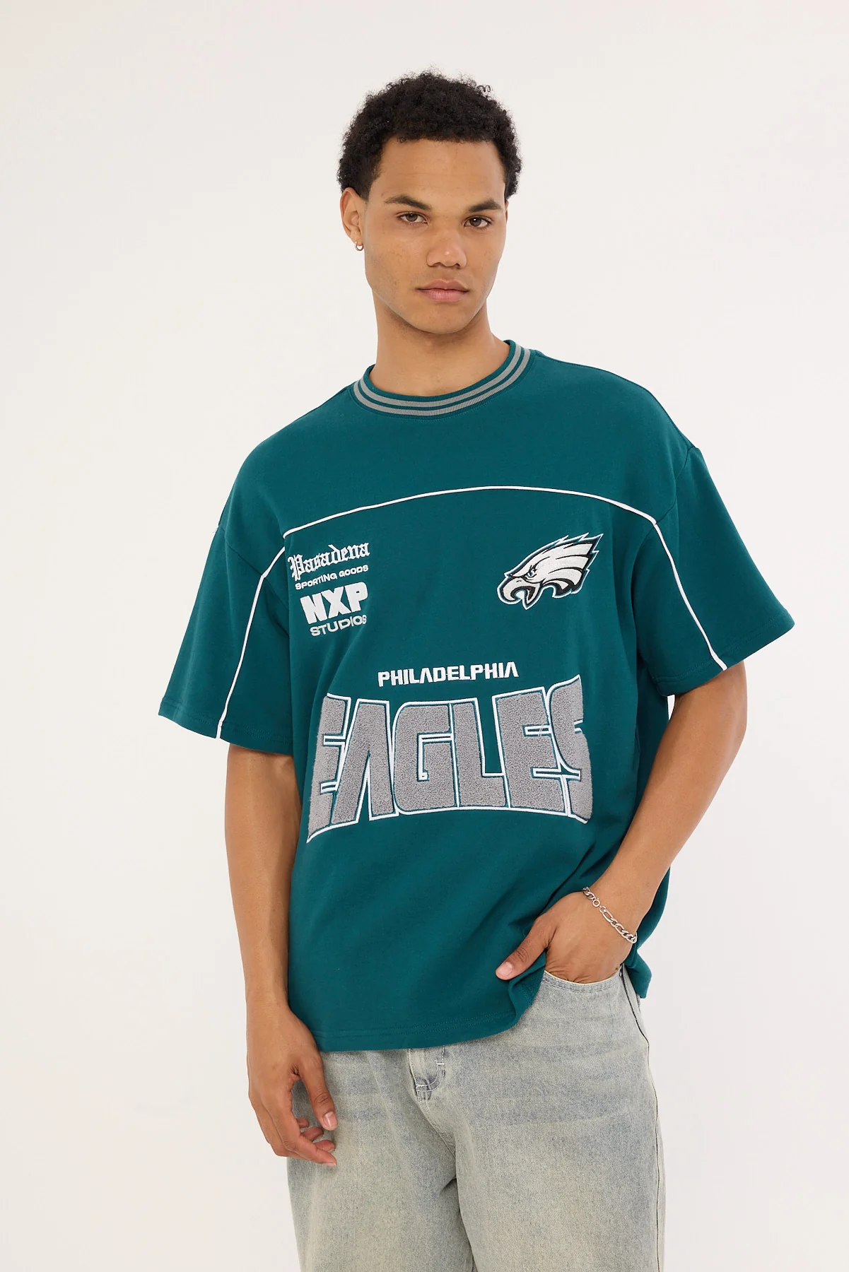 Nena & Pasadena P-Eagles Zone Tee Midnight Green - Image 4