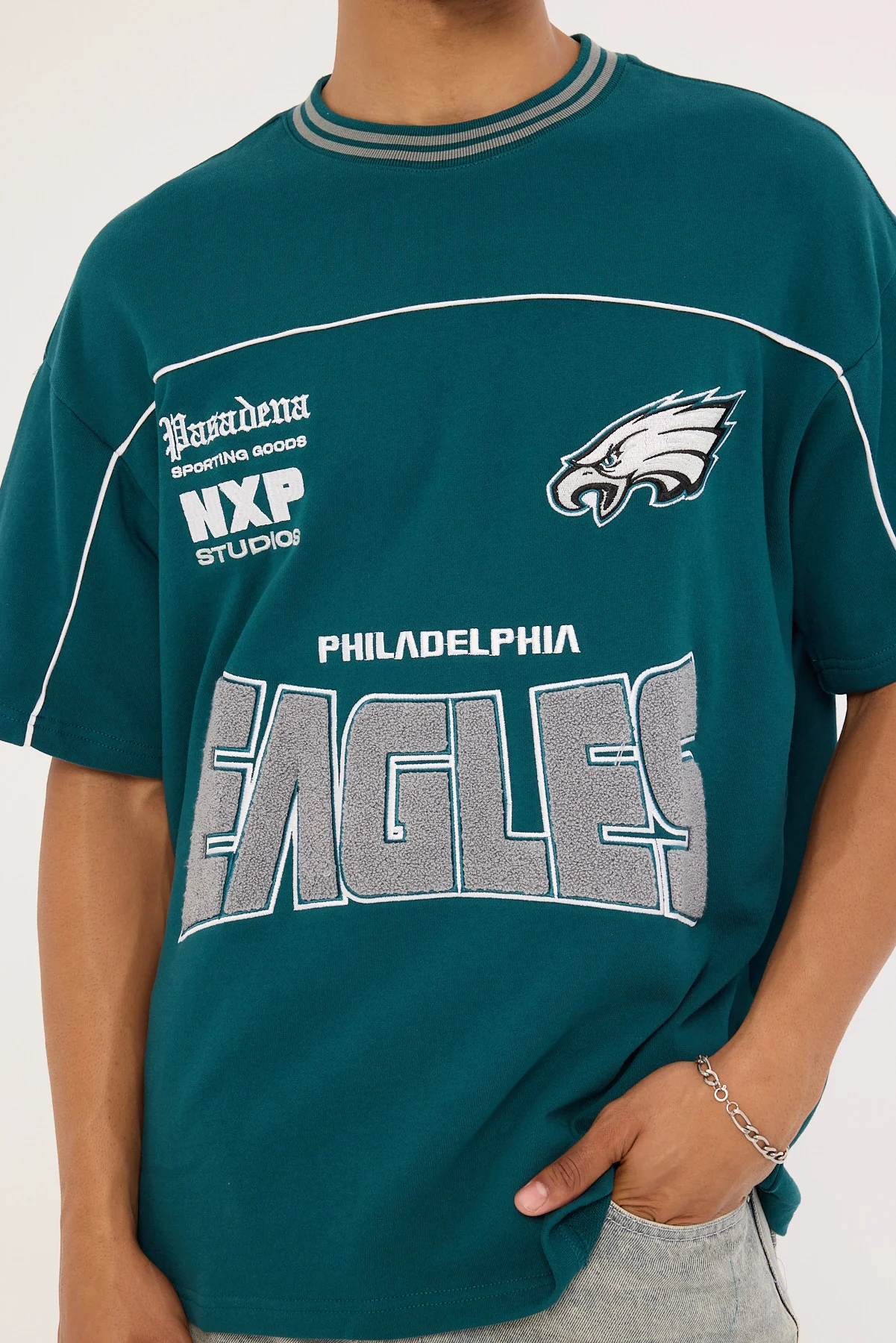 Nena & Pasadena P-Eagles Zone Tee Midnight Green - Image 5
