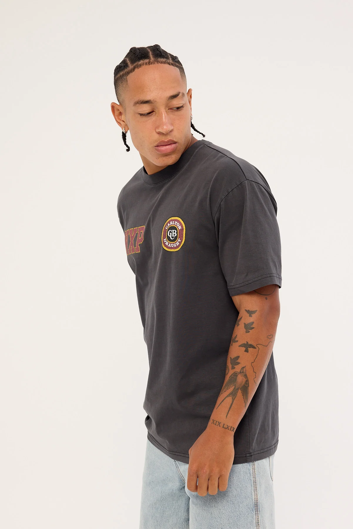 Nena & Pasadena Revival Box Fit Tee Pigment Black - Image 4