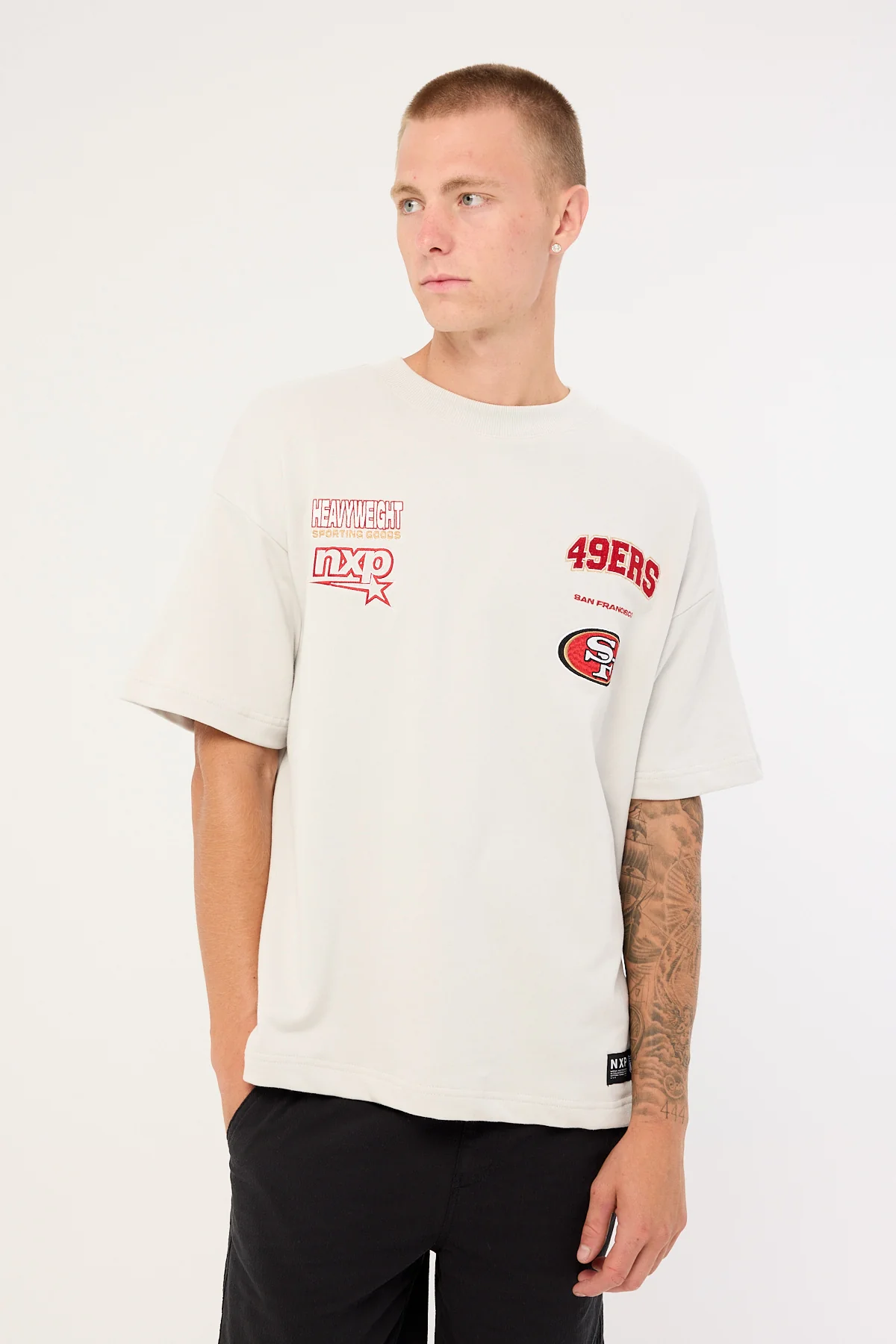 Nena & Pasadena SF-49ers Surround Tee Glacier Grey - Image 4