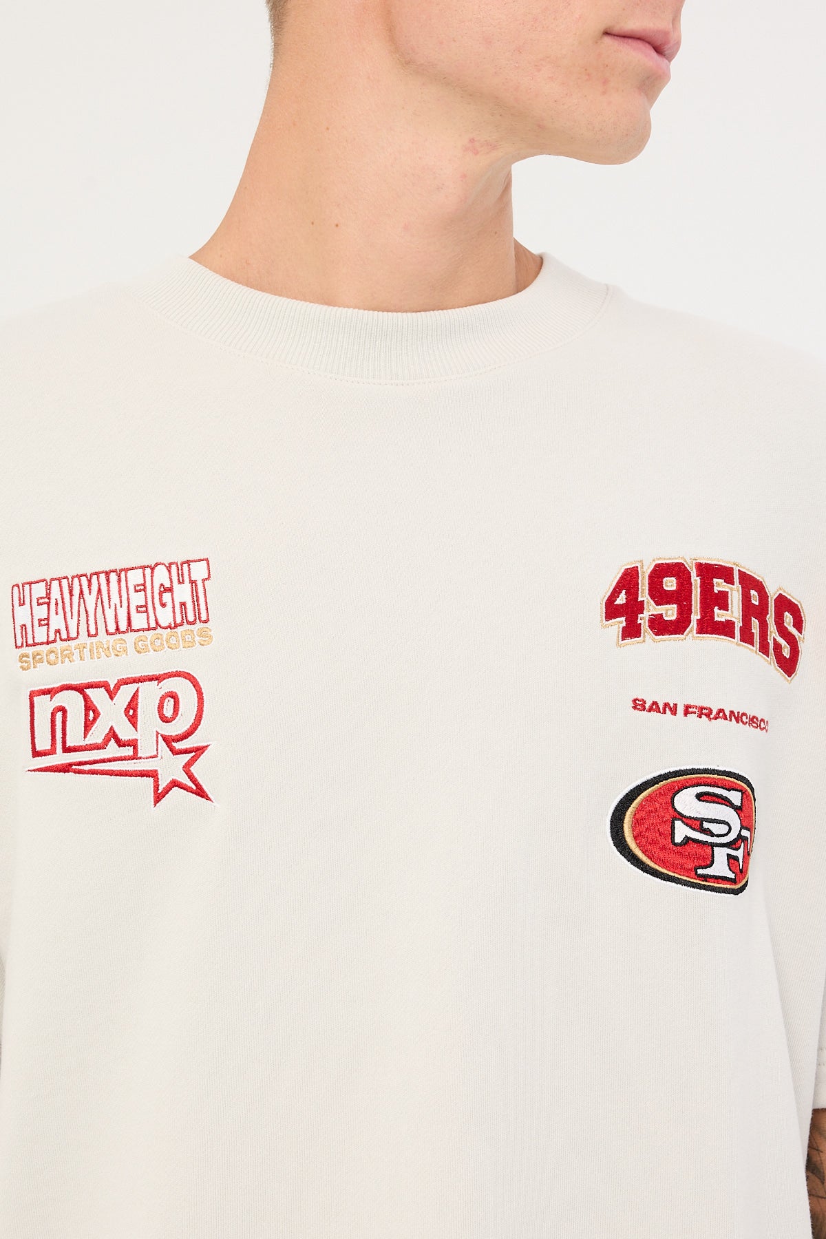 Nena & Pasadena SF-49ers Surround Tee Glacier Grey - Image 5