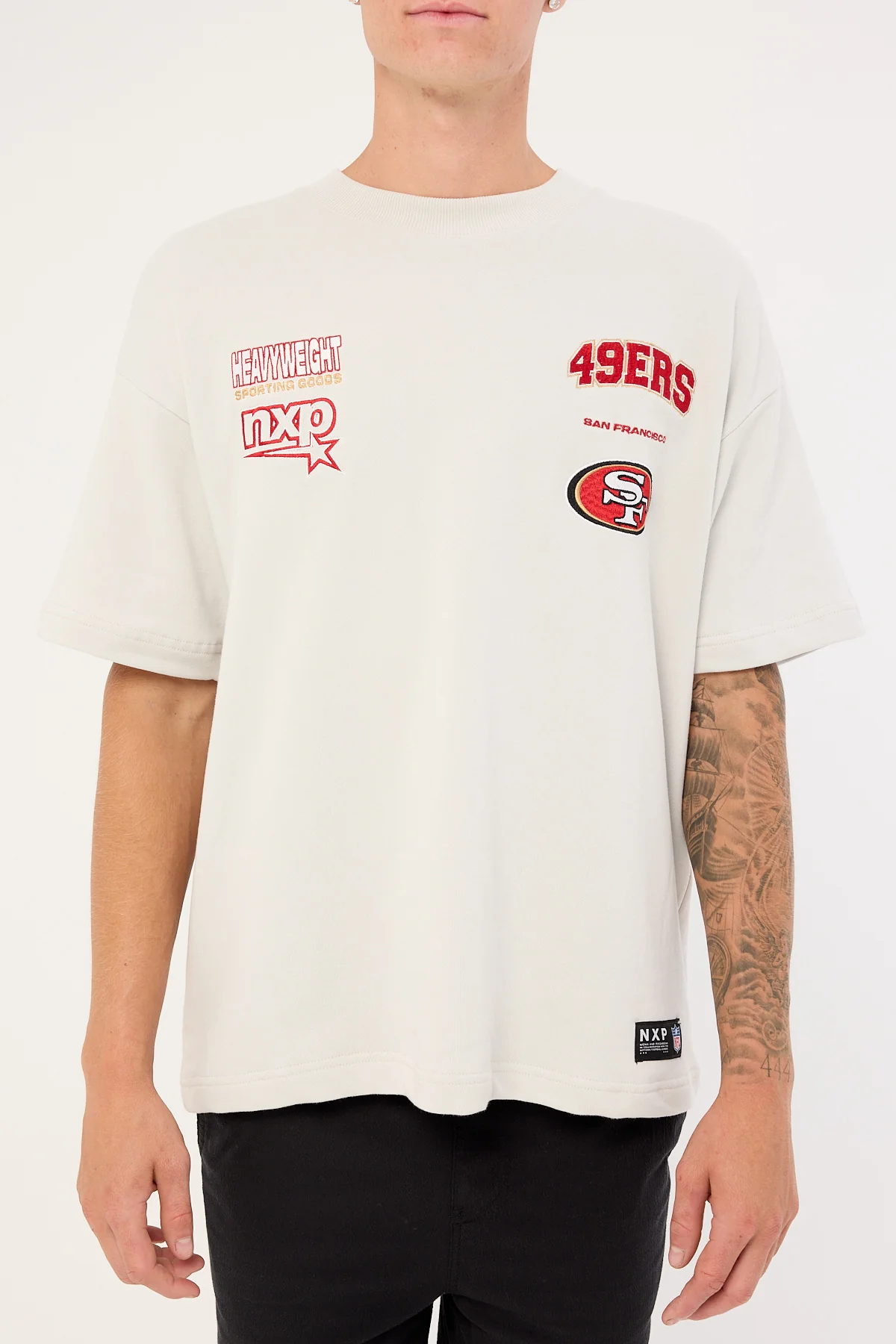 Nena & Pasadena SF-49ers Surround Tee Glacier Grey - Image 7